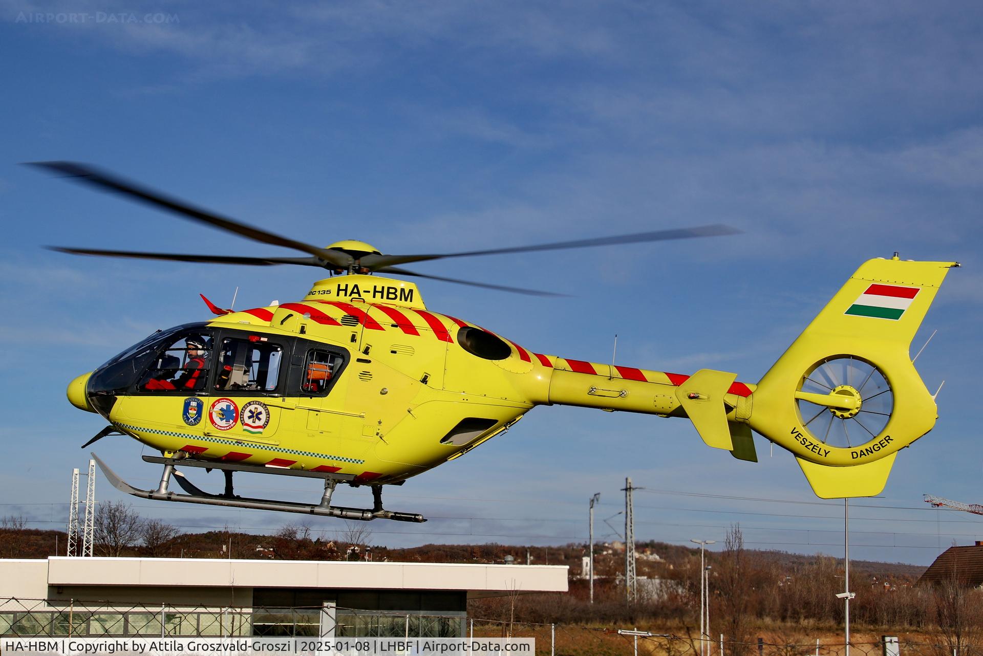HA-HBM, 2007 Eurocopter EC-135P-2+ C/N 0586, LHBF - Balatonfüred aerial ambulance base, Hungary