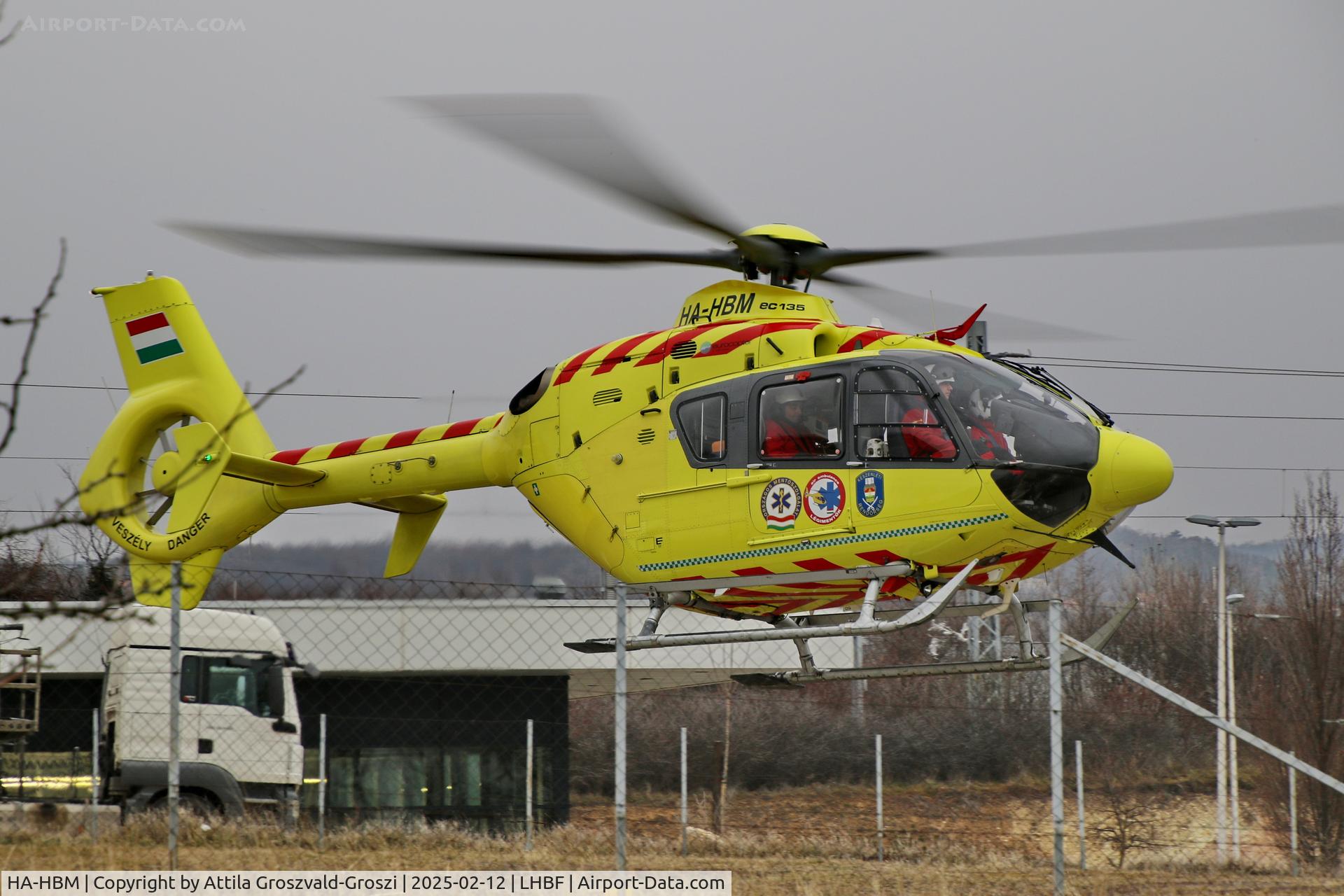 HA-HBM, 2007 Eurocopter EC-135P-2+ C/N 0586, LHBF - Balatonfüred aerial ambulance base, Hungary