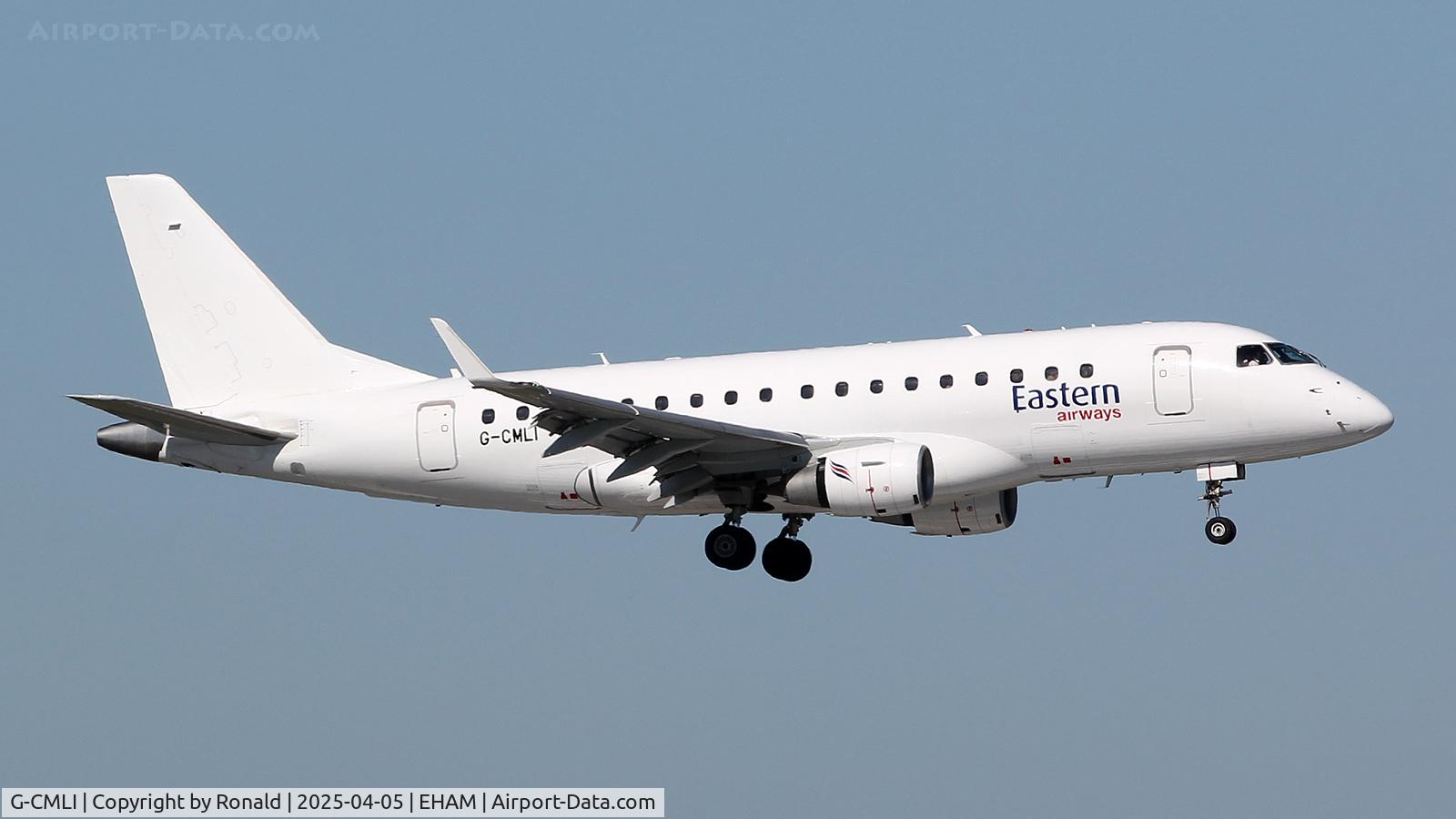 G-CMLI, 2005 Embraer 170LR (ERJ-170-100LR) C/N 17000093, at eham