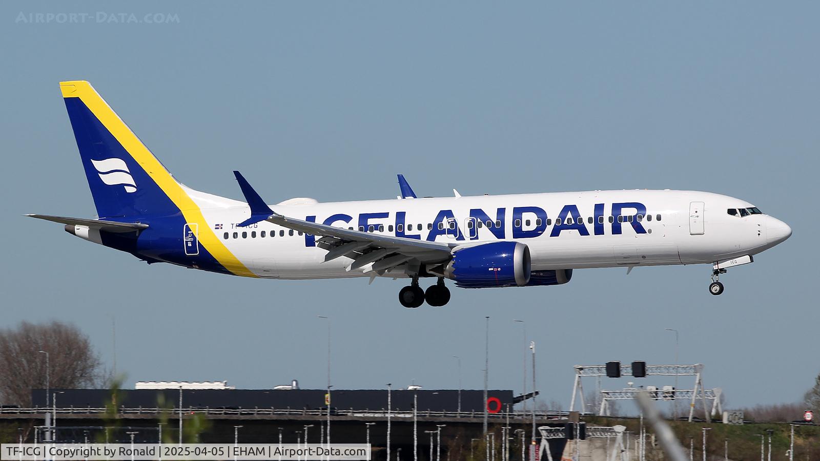 TF-ICG, 2018 Boeing 737-8 MAX C/N 42836, at eham