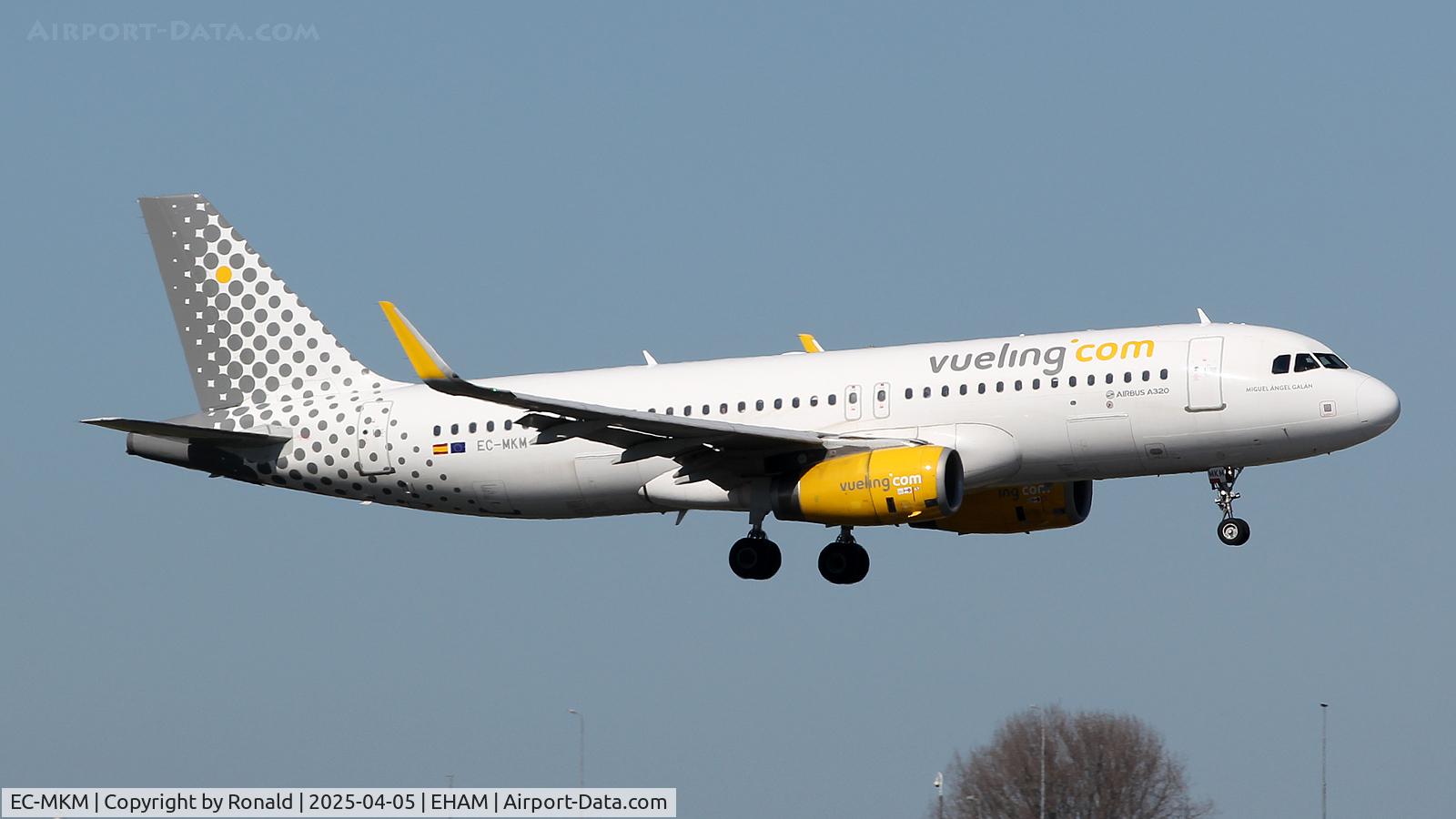 EC-MKM, 2016 Airbus A320-232 C/N 7017, at eham