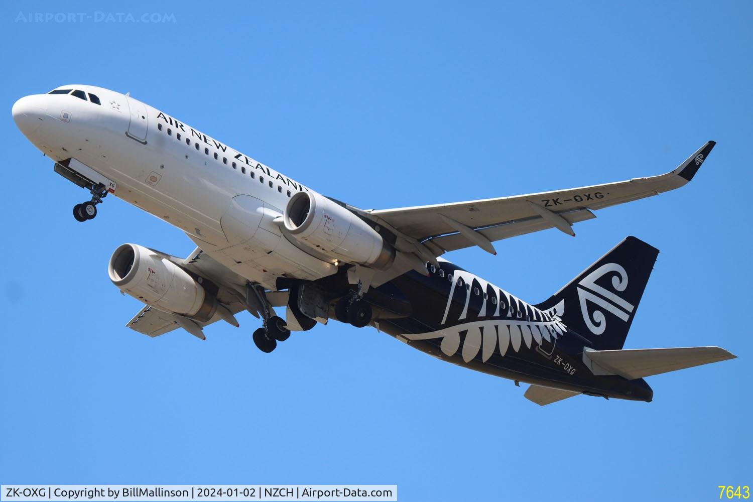 ZK-OXG, 2015 Airbus A320-232 C/N 6460, off to the City of Sails - AKL