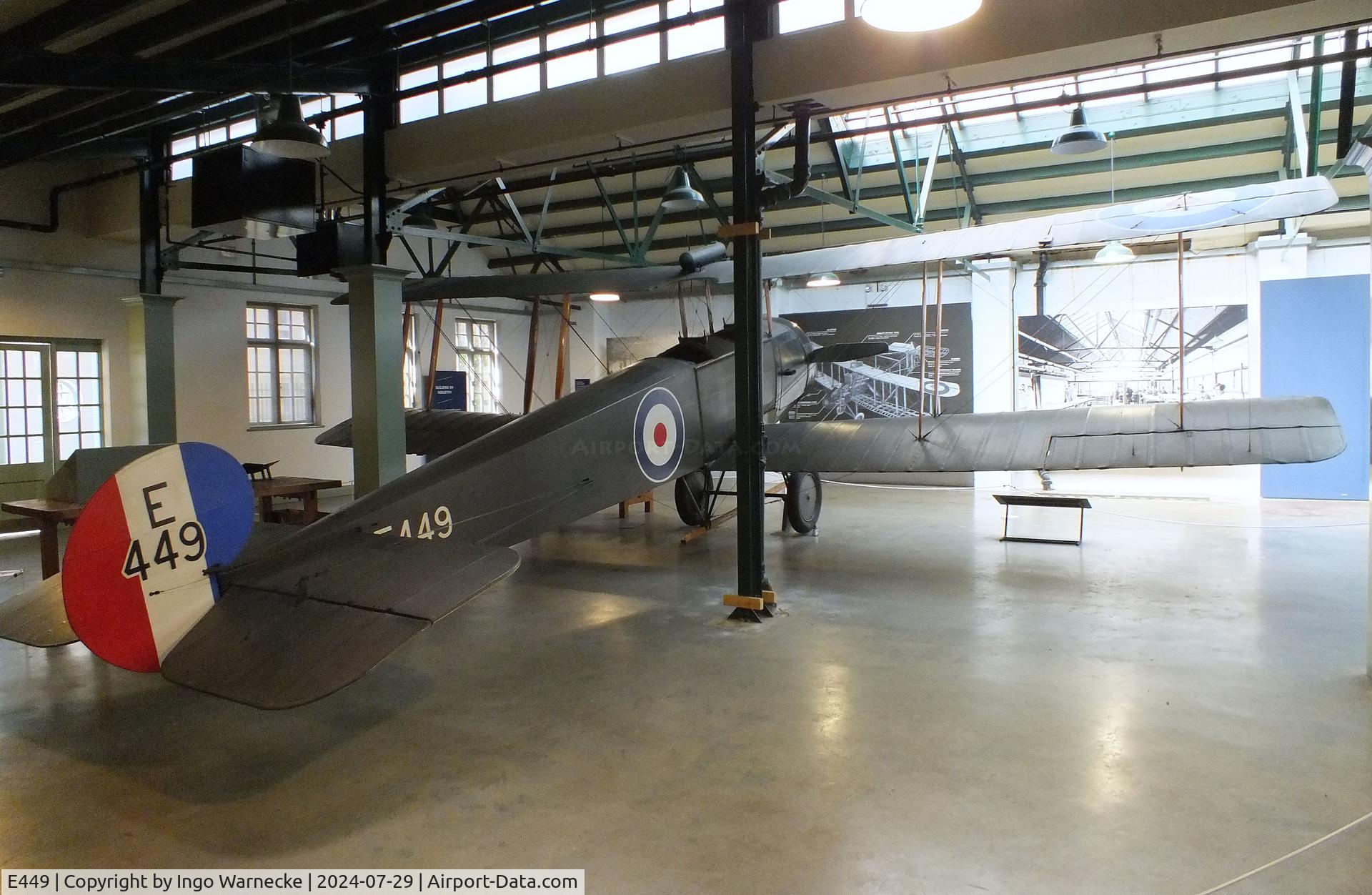 E449, 1966 Avro 504K C/N 927, Avro 504K at the RAF Museum Hendon
