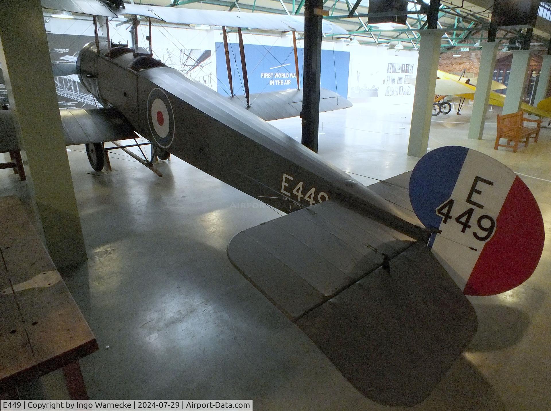 E449, 1966 Avro 504K C/N 927, Avro 504K at the RAF Museum Hendon