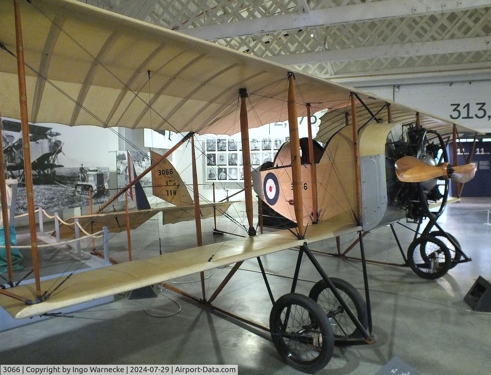 3066, 1914 Caudron G.3 C/N 7487, Caudron G.3 at the RAF Museum Hendon
