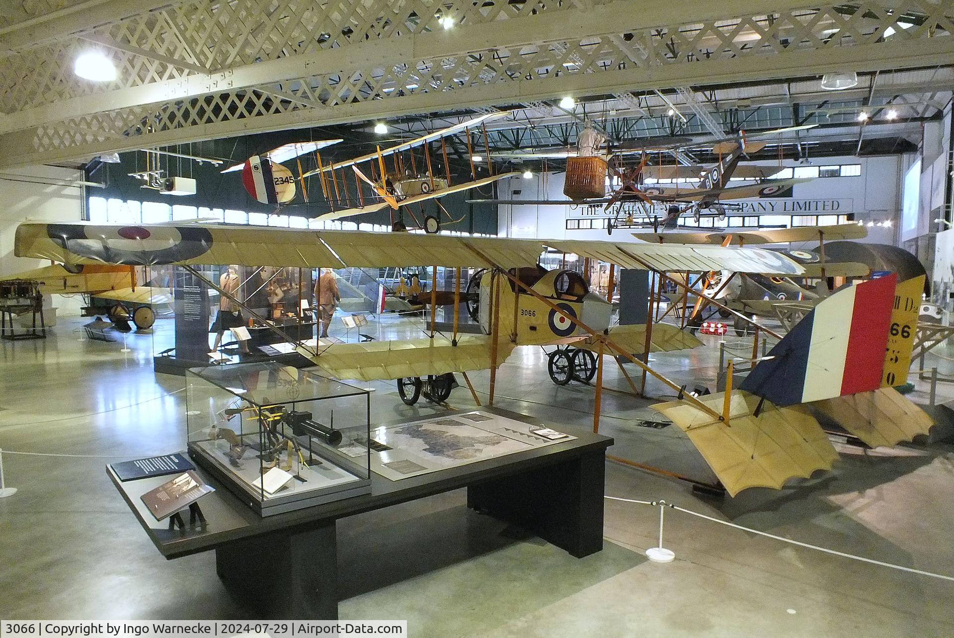 3066, 1914 Caudron G.3 C/N 7487, Caudron G.3 at the RAF Museum Hendon