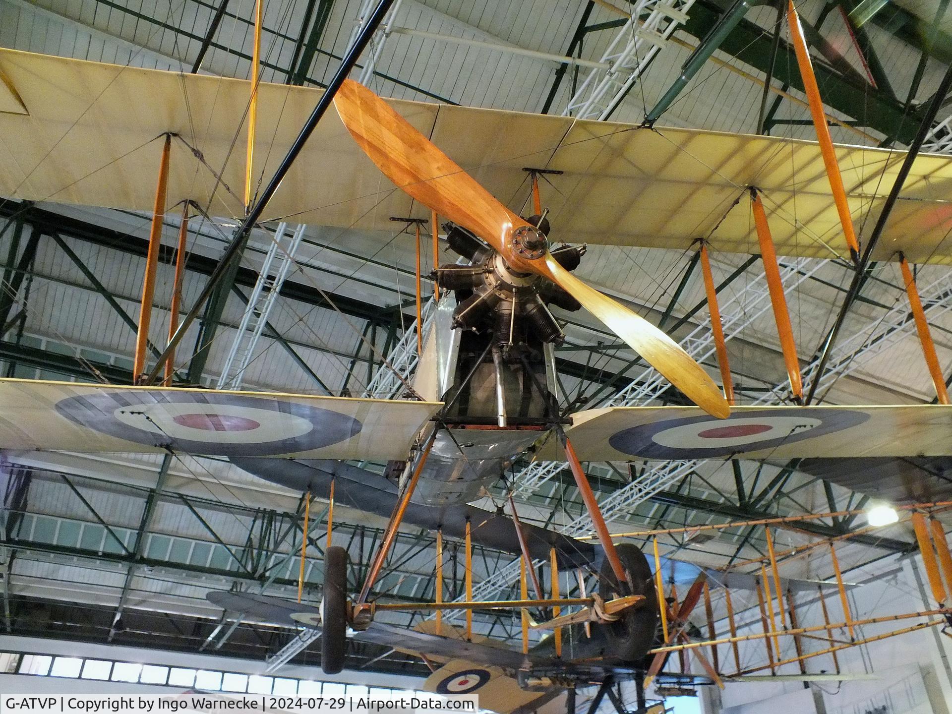 G-ATVP, 1966 Vickers FB.5 Gunbus (Replica) C/N FB5, Vickers F.B.5 Gunbus replica at the RAF Museum Hendon