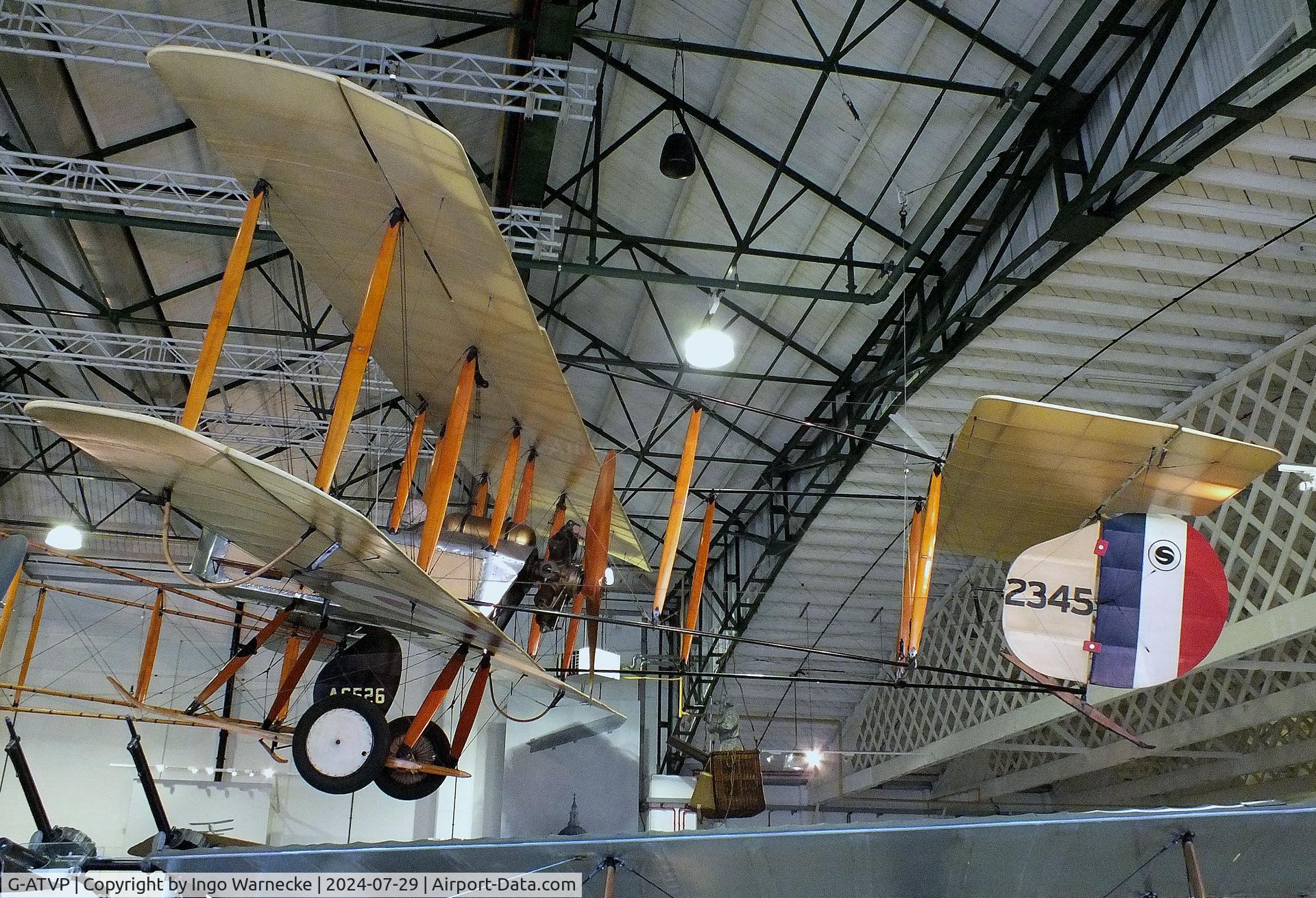 G-ATVP, 1966 Vickers FB.5 Gunbus (Replica) C/N FB5, Vickers F.B.5 Gunbus replica at the RAF Museum Hendon