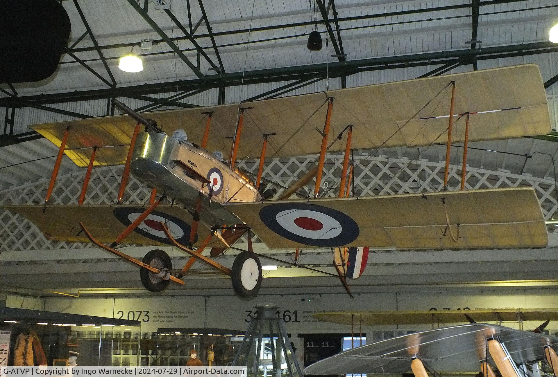 G-ATVP, 1966 Vickers FB.5 Gunbus (Replica) C/N FB5, Vickers F.B.5 Gunbus replica at the RAF Museum Hendon