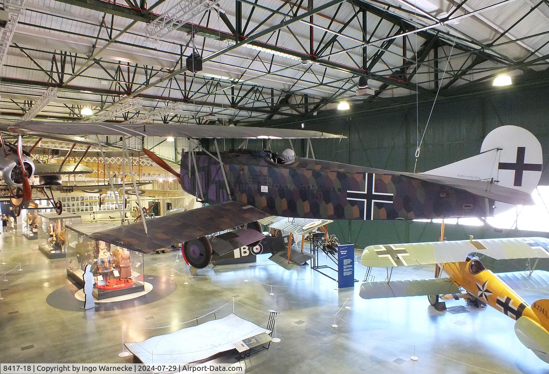 8417-18, Fokker D-VII C/N Not found 8417-18, Fokker D VII at the RAF Museum Hendon