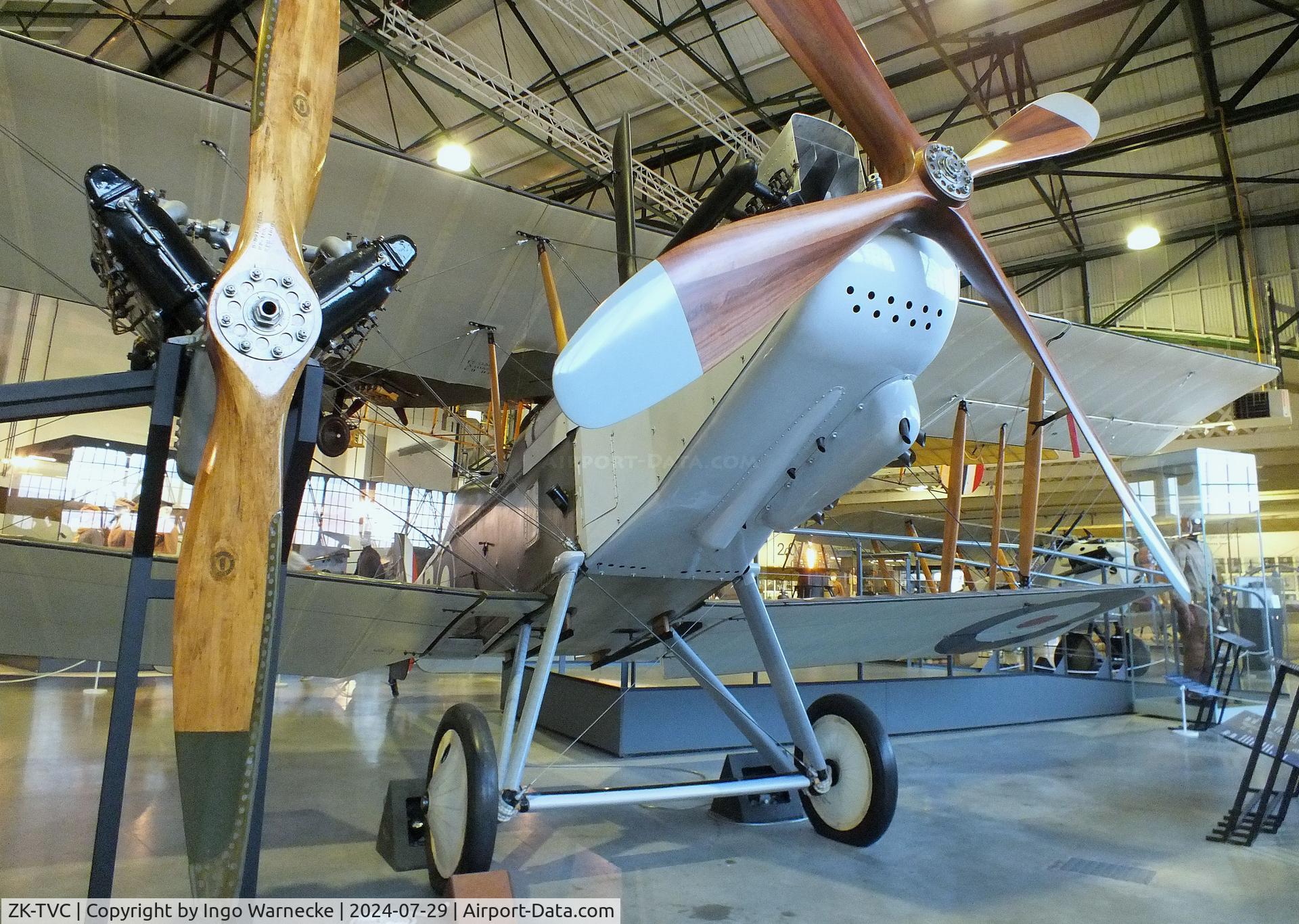 ZK-TVC, 2012 Royal Aircraft Factory RE-8 Replica C/N 0002, Royal Aircraft Factory R.E.8 replica at the RAF Museum Hendon