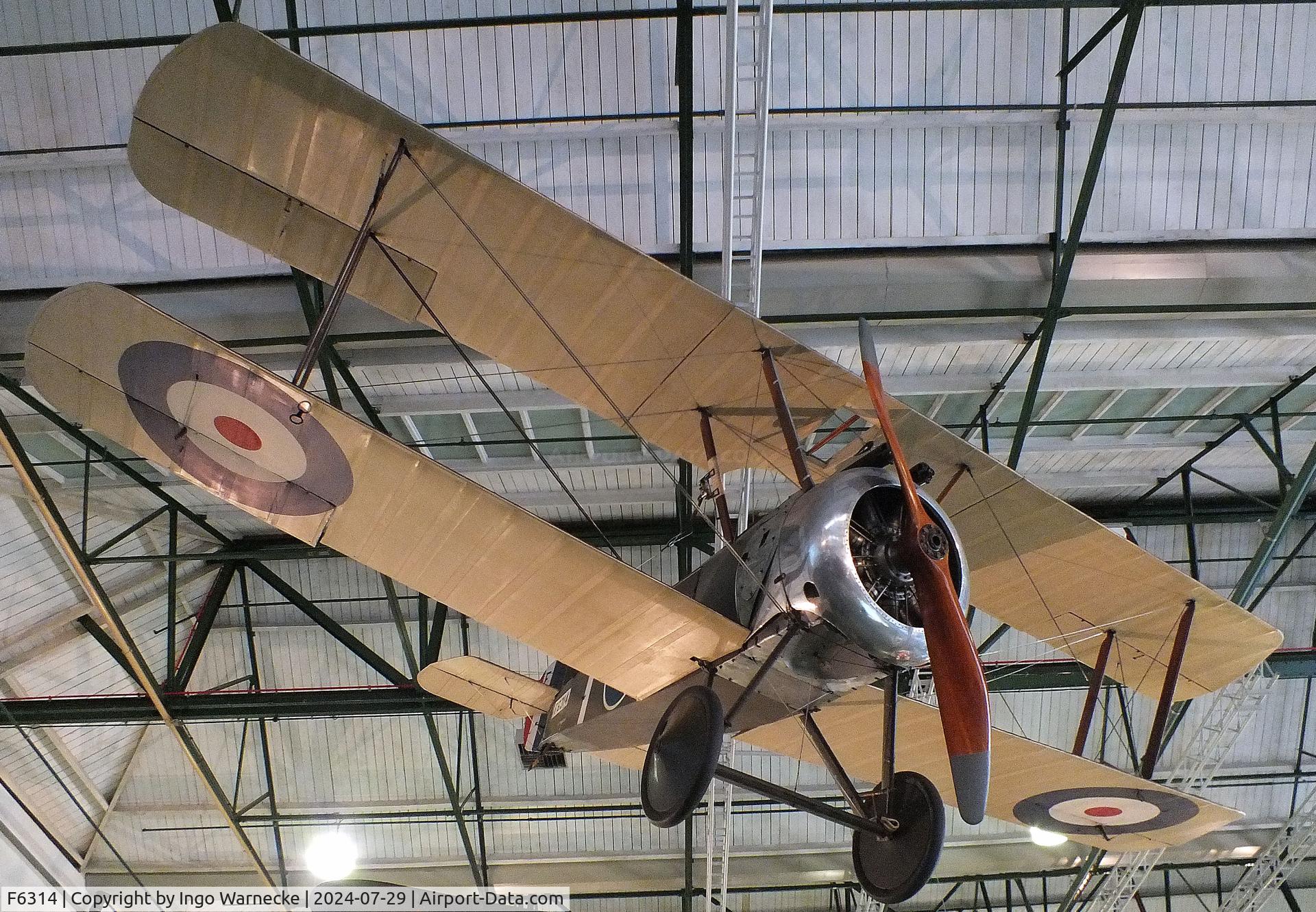 F6314, Sopwith F.1 Camel C/N Not found F6314, Sopwith F.1 Camel at the RAF Museum Hendon