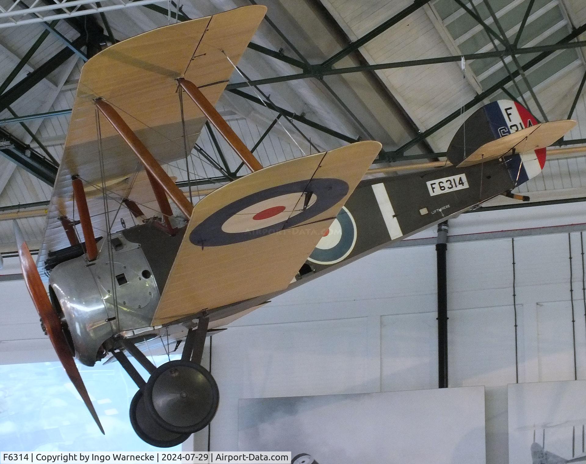 F6314, Sopwith F.1 Camel C/N Not found F6314, Sopwith F.1 Camel at the RAF Museum Hendon