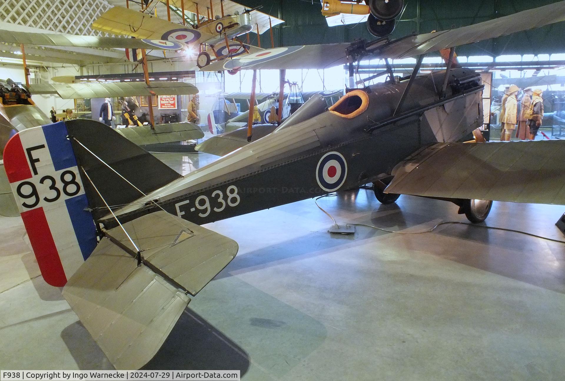 F938, Royal Aircraft Factory SE-5A C/N 687/2404, Royal Aircraft Factory S.E.5A at the RAF Museum Hendon