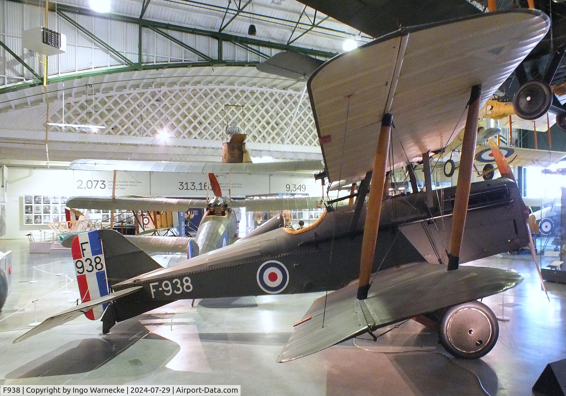 F938, Royal Aircraft Factory SE-5A C/N 687/2404, Royal Aircraft Factory S.E.5A at the RAF Museum Hendon