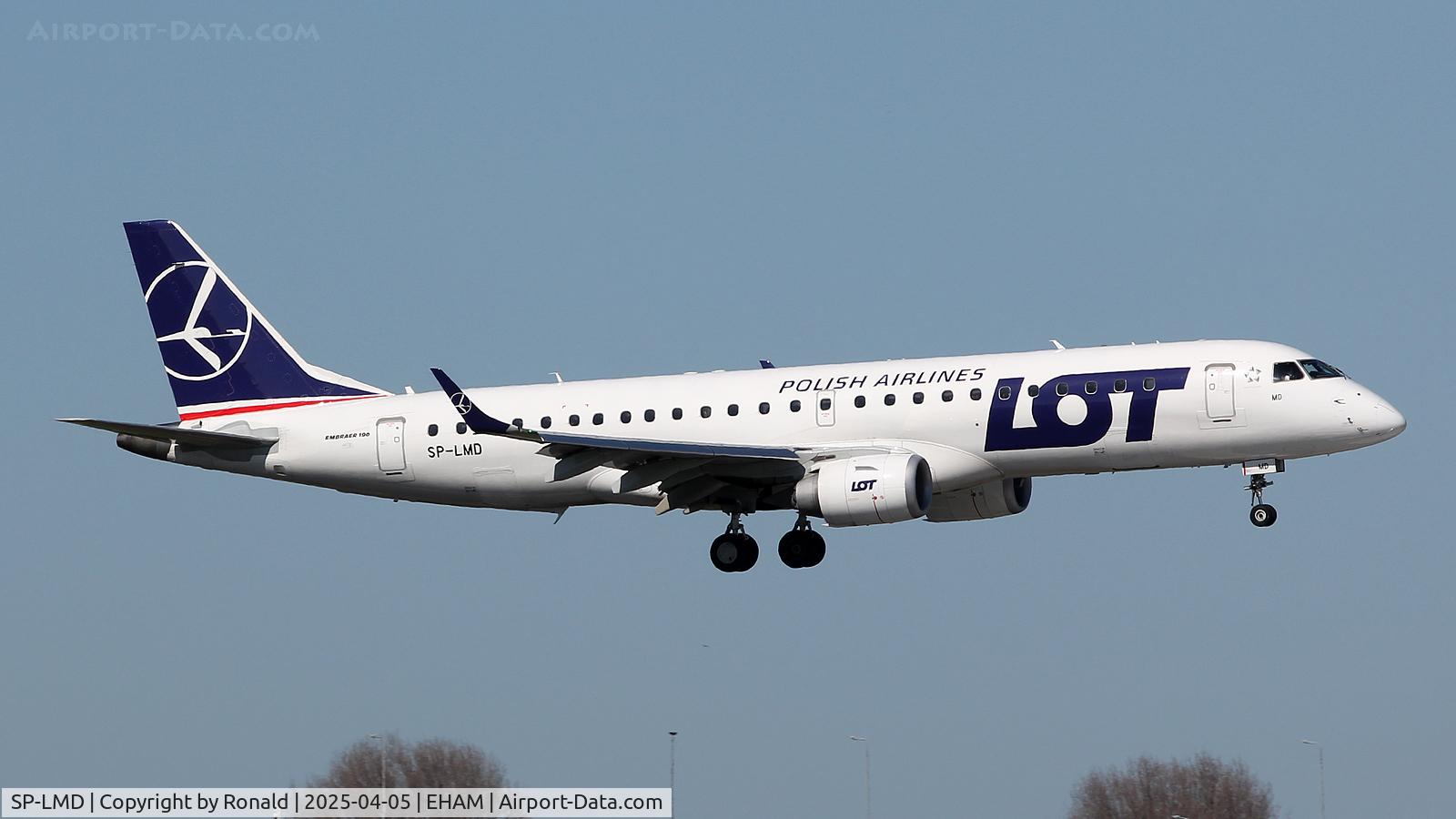 SP-LMD, Embraer ERJ-190 (ERJ-190-100 STD) C/N 19000276, at eham