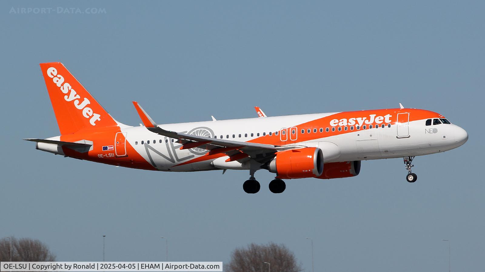 OE-LSU, 2024 Airbus A320-251N C/N 11804, at eham