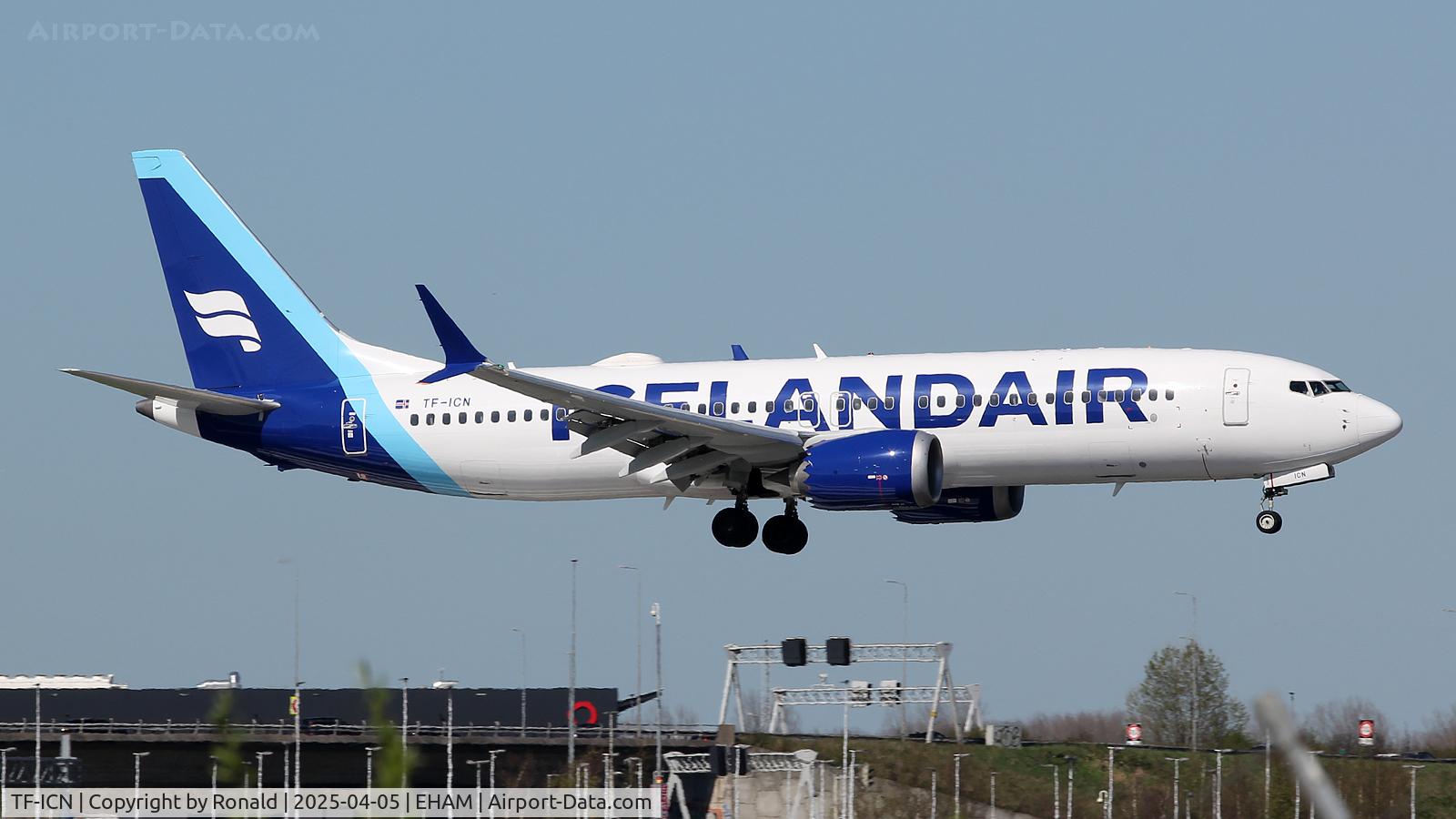TF-ICN, 2019 Boeing 737-8 MAX C/N 44356, at eham