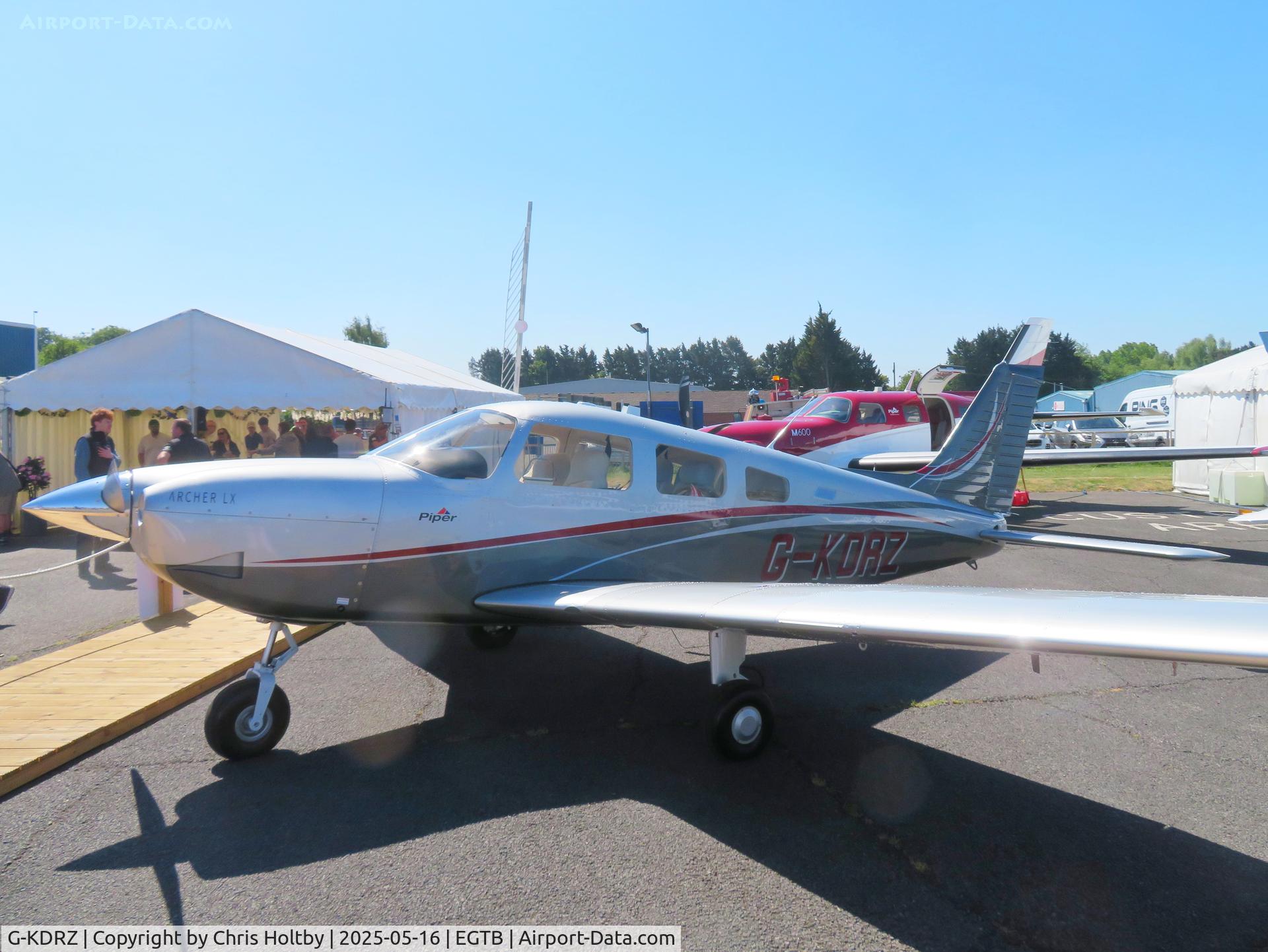 G-KDRZ, 2020 Piper PA-28-181 Archer LX C/N 2881415, At Booker for the Air-Britain Fly-in 2025