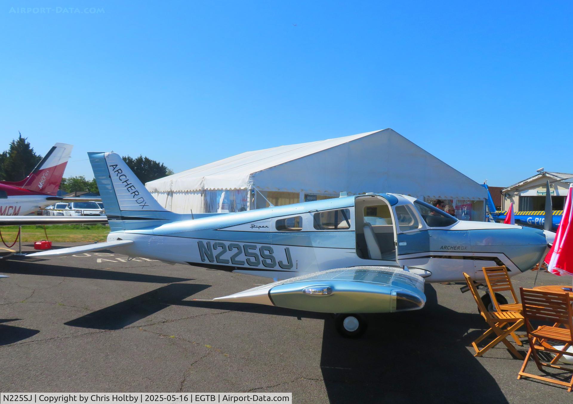 N225SJ, 2025 Piper PA-28-181 C/N 2881845, On show for sale at the Air-Britain Fly-in at Booker 2025