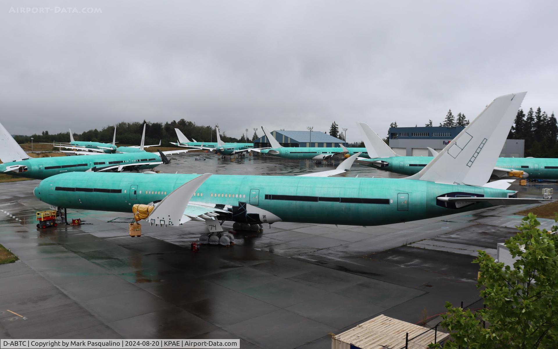 D-ABTC, 2021 Boeing 777-9 C/N 60594, Boeing 777-9