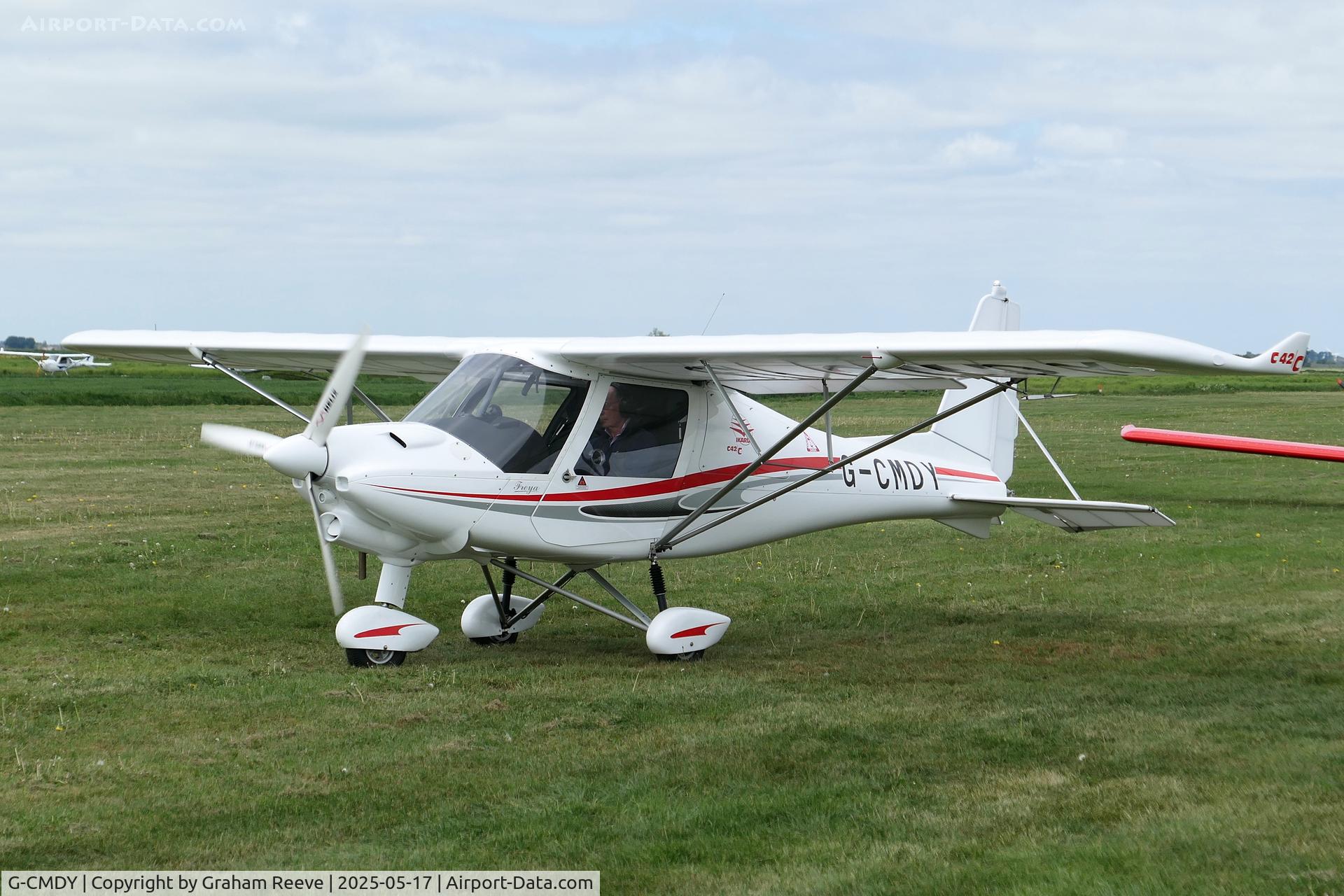 G-CMDY, 2021 Comco Ikarus C42 FB100 Charlie C/N 2108-7658, Parked at Sutton Meadows.
