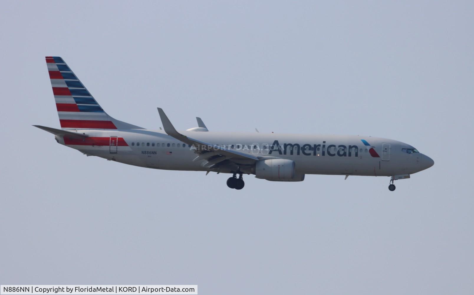 N886NN, 2012 Boeing 737-823 C/N 33223, AAL 738 zx aus-ord