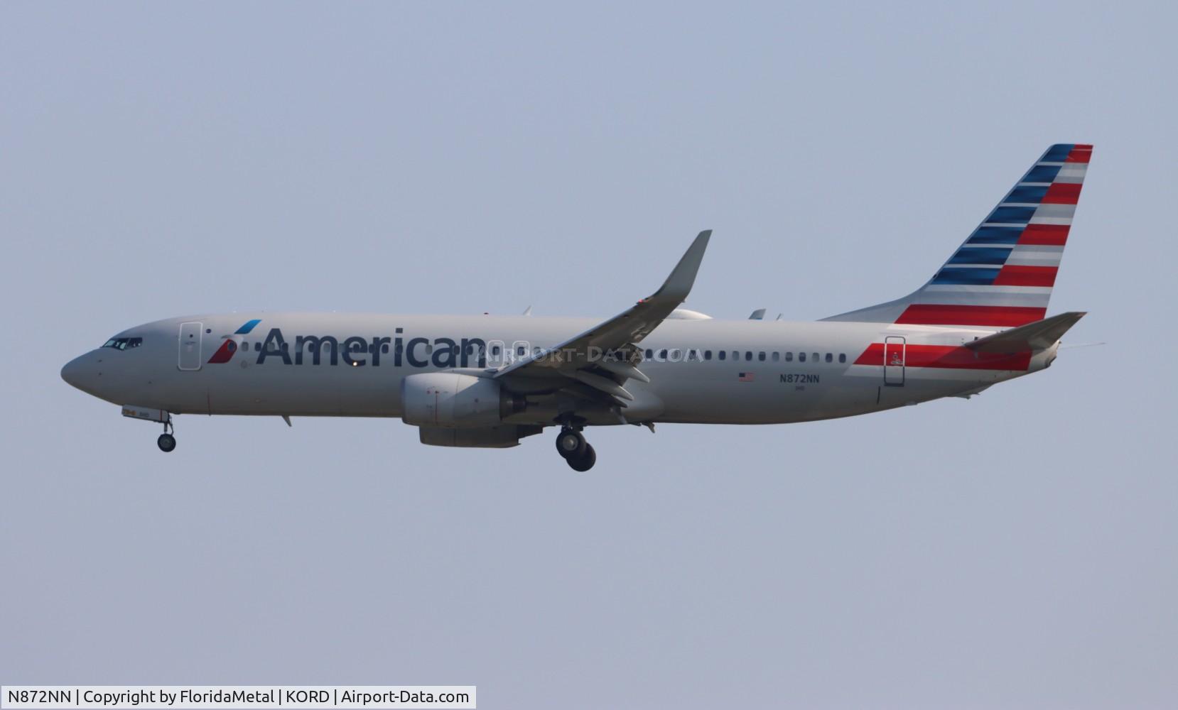 N872NN, 2011 Boeing 737-823 C/N 33219, AAL 738 zx clt-ord