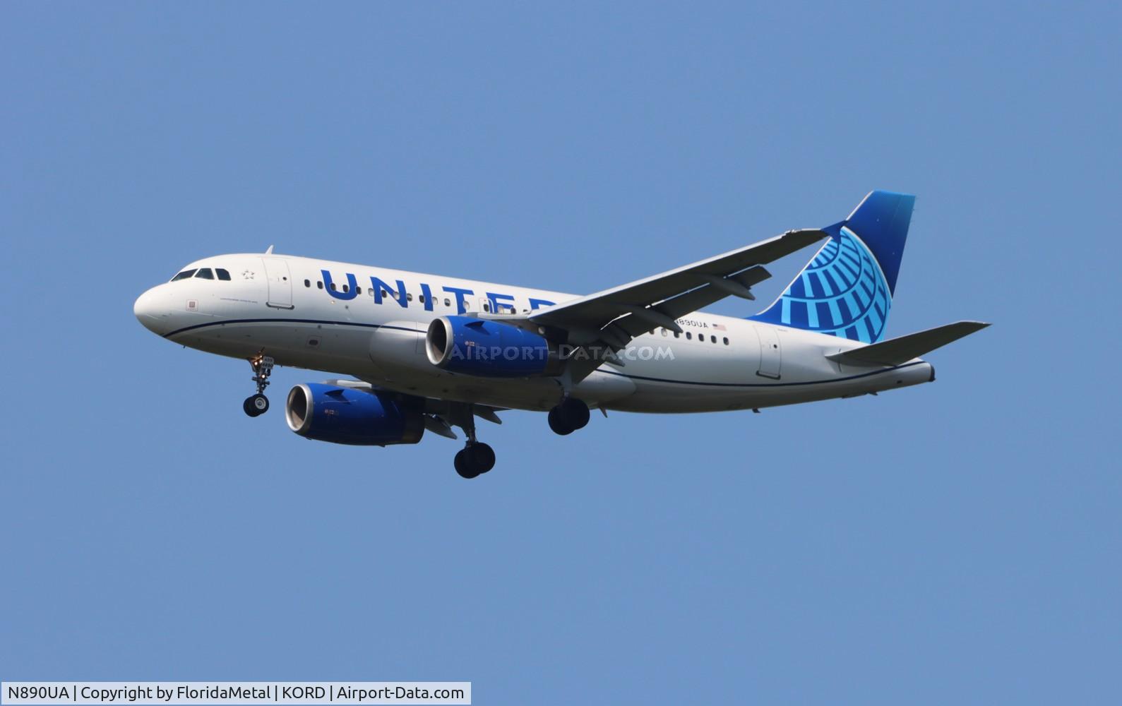 N890UA, 2006 Airbus A319-132 C/N 2815, UAL A319 nc zx lga-ord