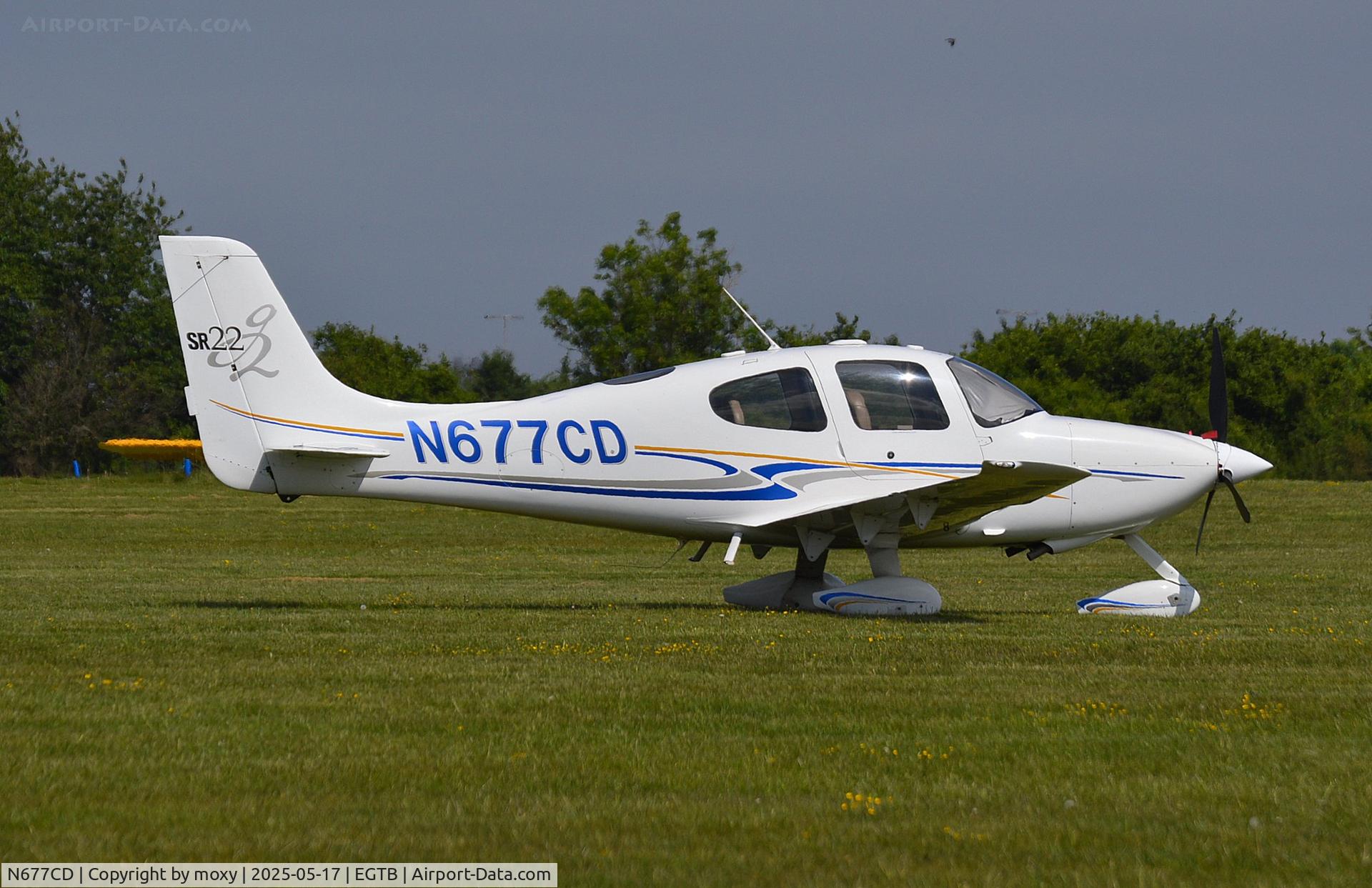 N677CD, 2004 Cirrus SR22 G2 C/N 1081, Cirrus SR22 G2 at Wycombe Air Park.