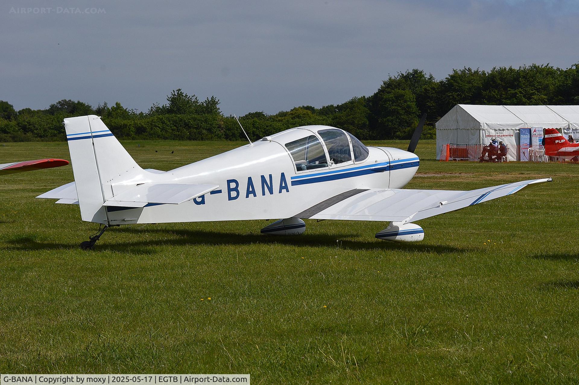 G-BANA, 1967 CEA Jodel DR-221 Dauphin C/N 73, Jodel DR-221 Dauphin at Wycombe Air Park. Ex F-BOZR