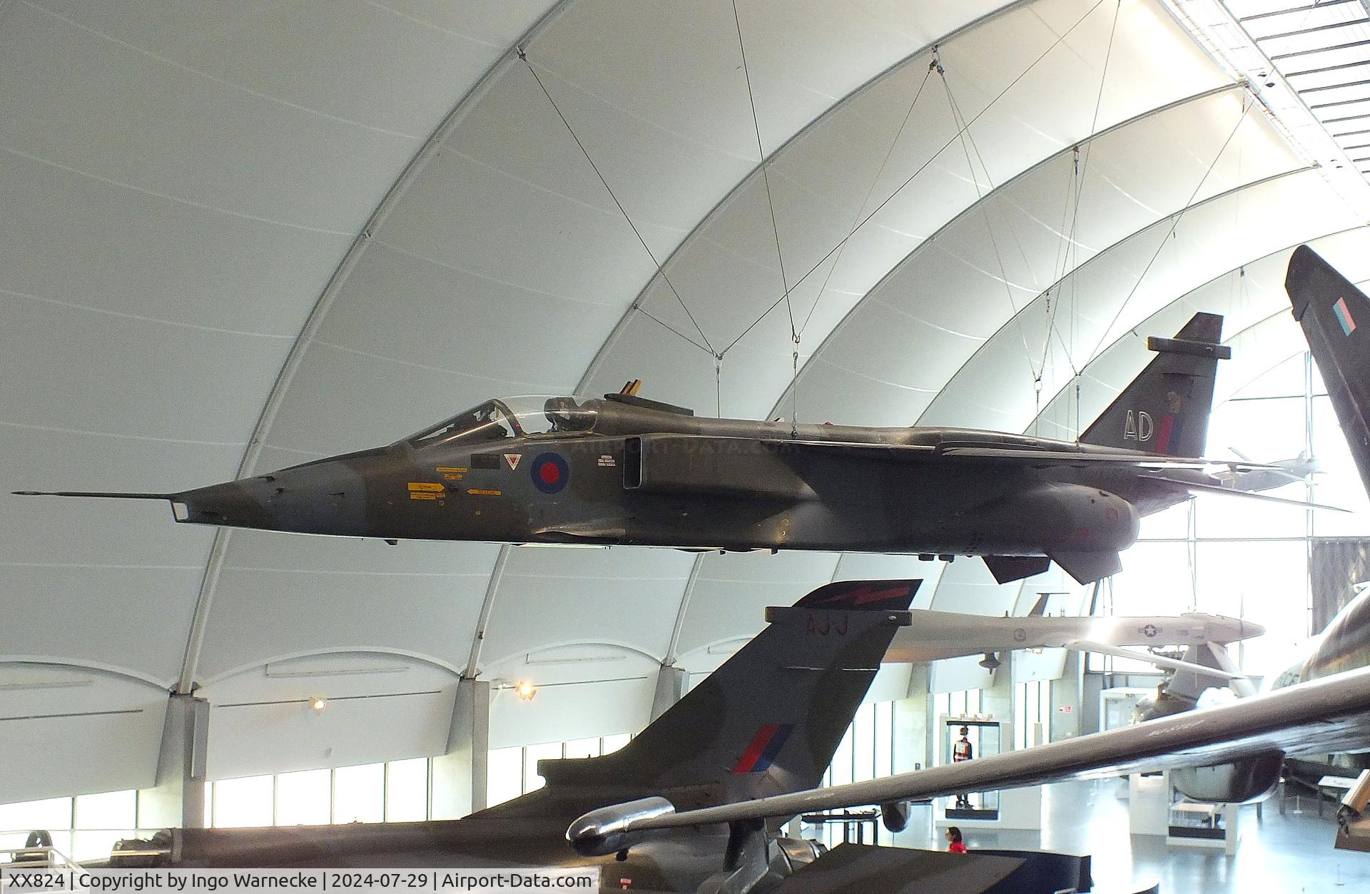 XX824, 1975 Sepecat Jaguar GR.1 C/N S.73, SEPECAT Jaguar GR1 at the RAF Museum Hendon