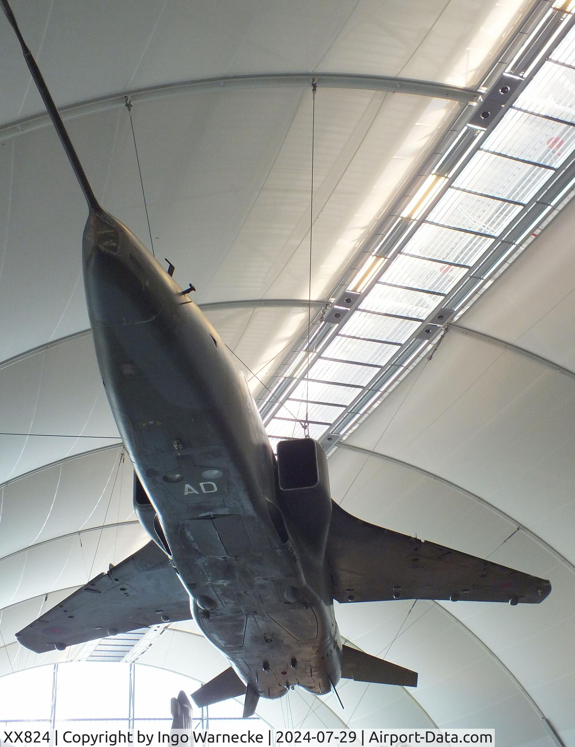 XX824, 1975 Sepecat Jaguar GR.1 C/N S.73, SEPECAT Jaguar GR1 at the RAF Museum Hendon