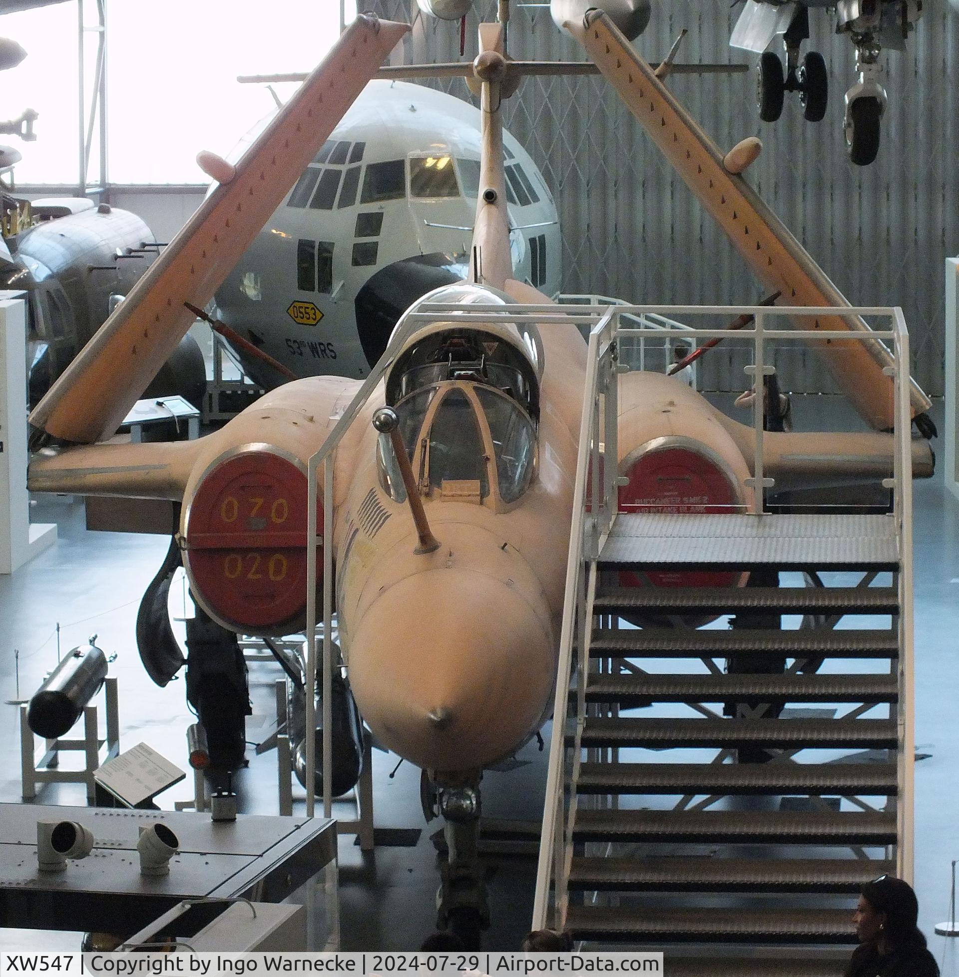 XW547, 1972 Hawker Siddeley Buccaneer S.2B C/N B3-08-71, Blackburn (Hawker Siddeley) Buccaneer S2B at the RAF Museum Hendon