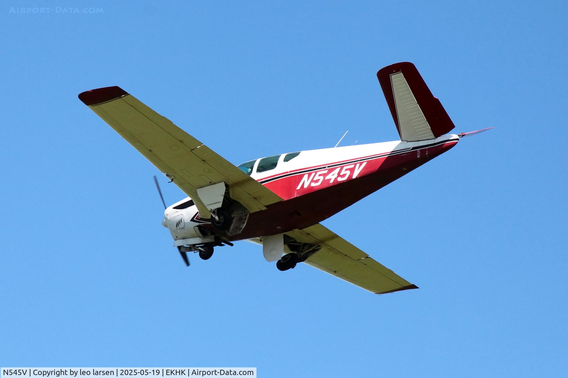 N545V, 1960 Beech M35 Bonanza C/N D-6321, Holbæk 19.5.2025