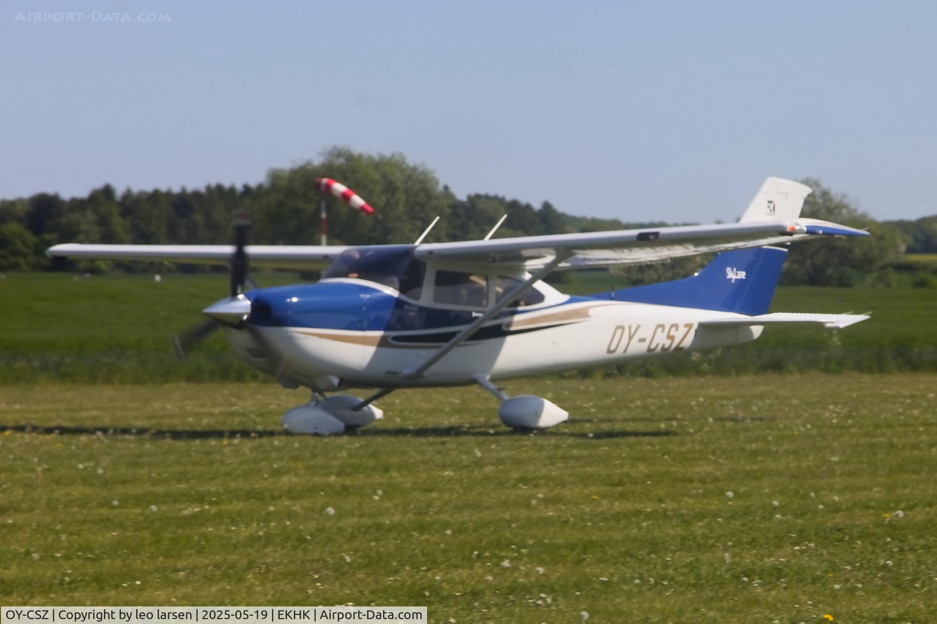 OY-CSZ, 2004 Cessna 182T Skylane III Skylane C/N 18281471, Holbæk 19.5.2025
