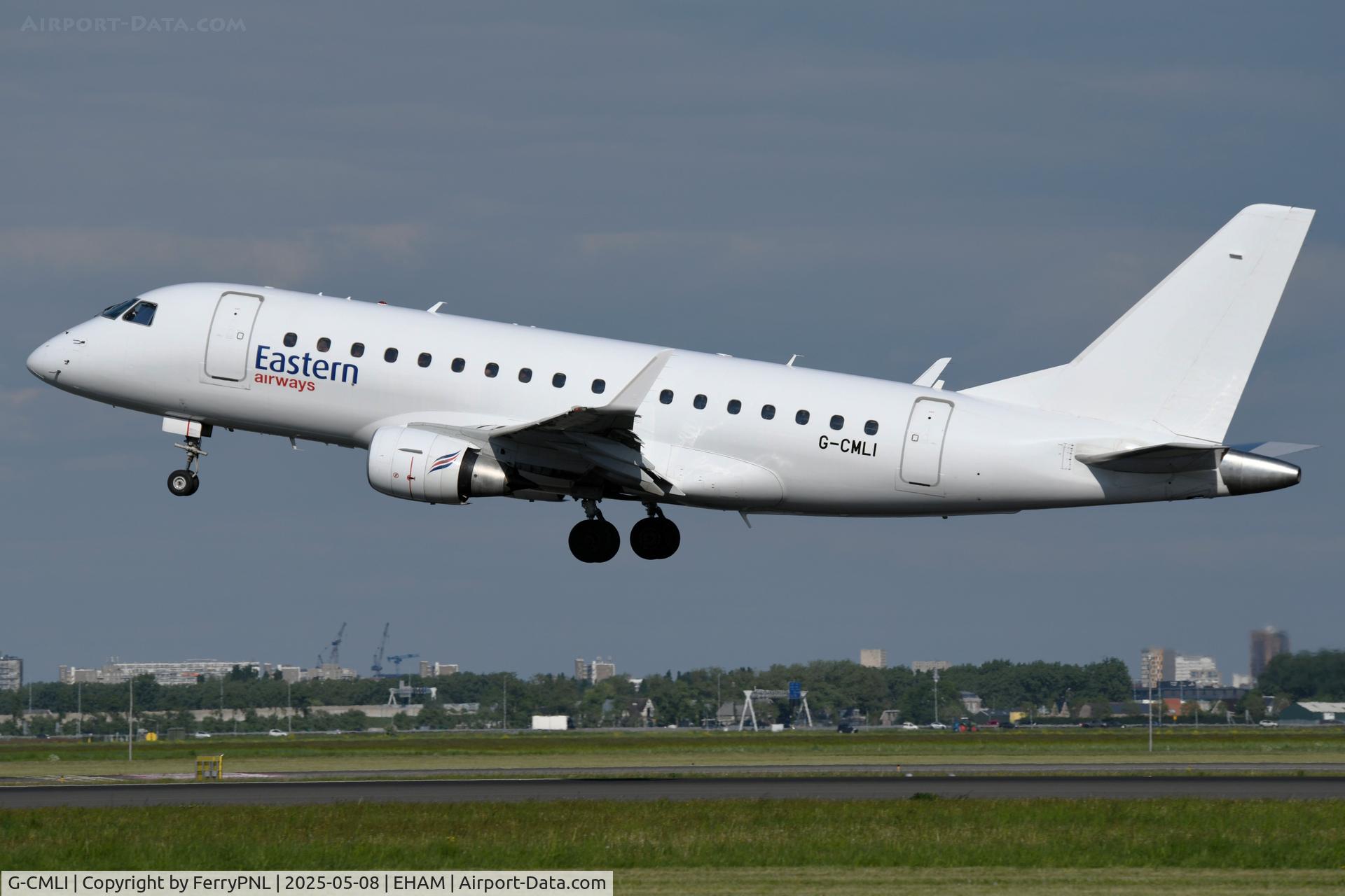 G-CMLI, 2005 Embraer 170LR (ERJ-170-100LR) C/N 17000093, Eastern ERJ170 lifting-off.