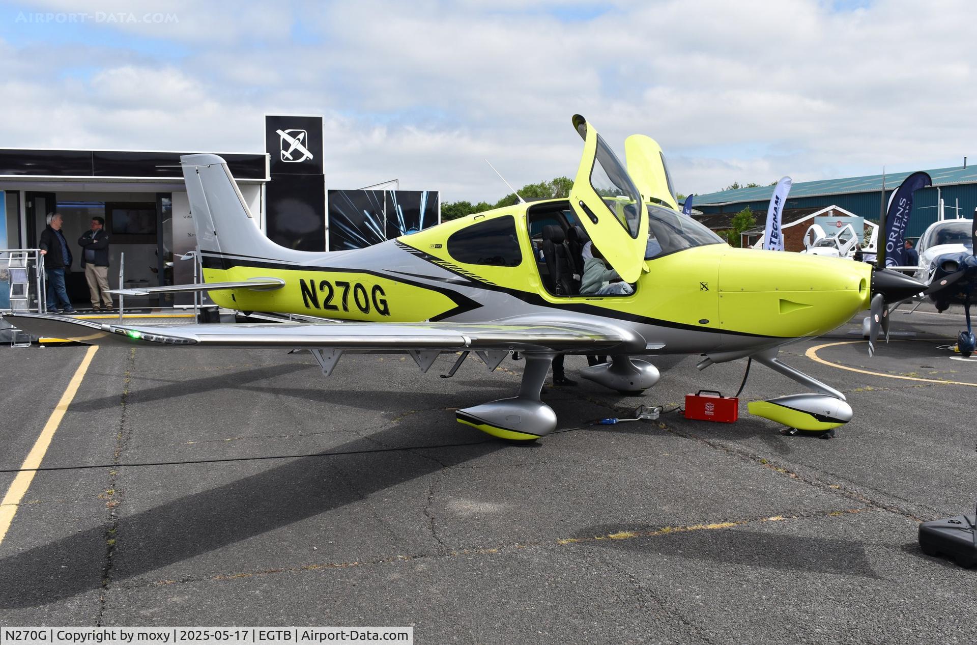 N270G, 2025 Cirrus Design Corp SR22 GTS C/N 10485, Cirrus Design Corp SR22 GTS at Wycombe Air Park.