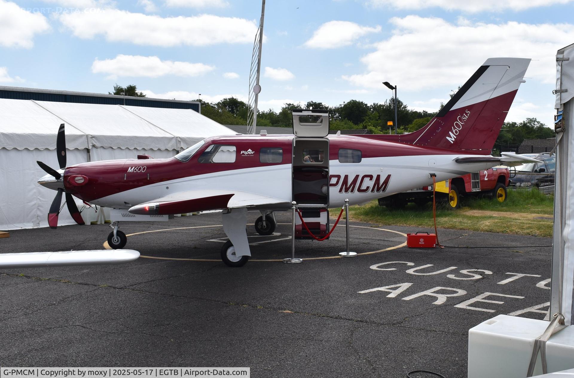 G-PMCM, 2019 Piper PA-46-600TP (M600) C/N 4698106, Piper PA-46-600TP (M600) Meridian at Wycombe Air Park.