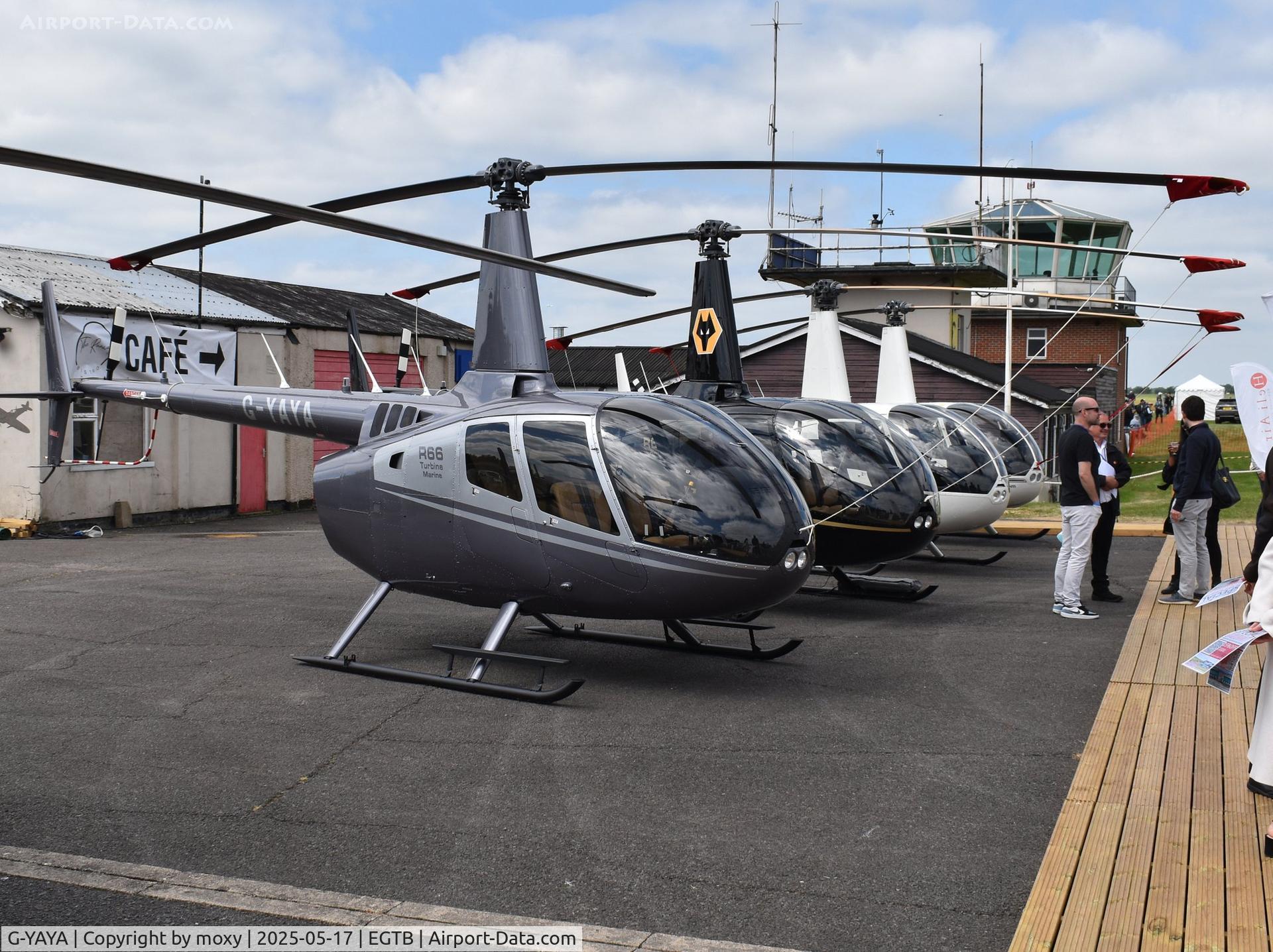G-YAYA, 2024 Robinson R66 C/N 1377, Robinson R66 at Wycombe Air Park.
