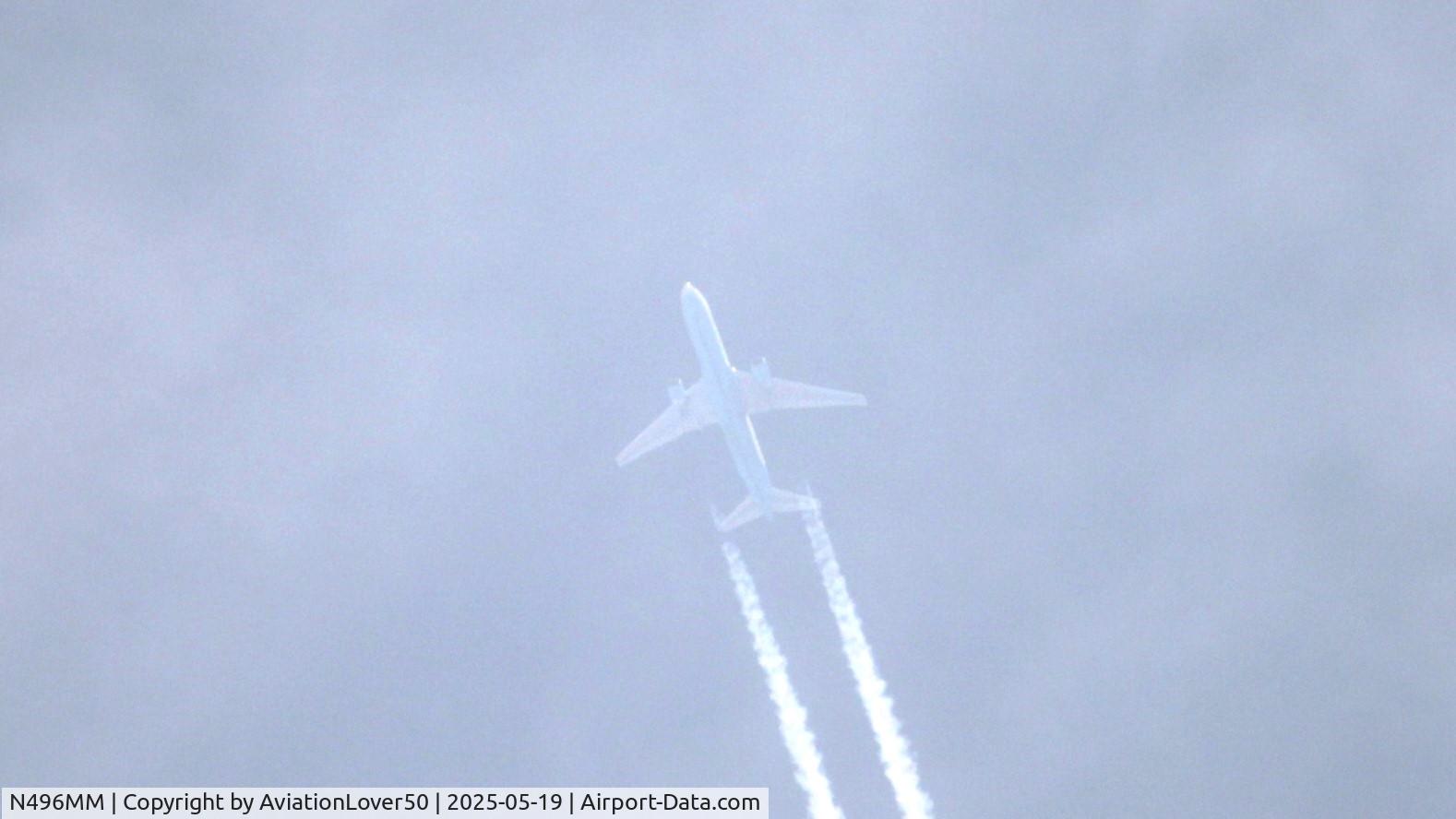 N496MM, 2022 Boeing 767-300F C/N 67027, Maersk/Amerijet 763F M61070/AJT1070 MPTO --> KRFD