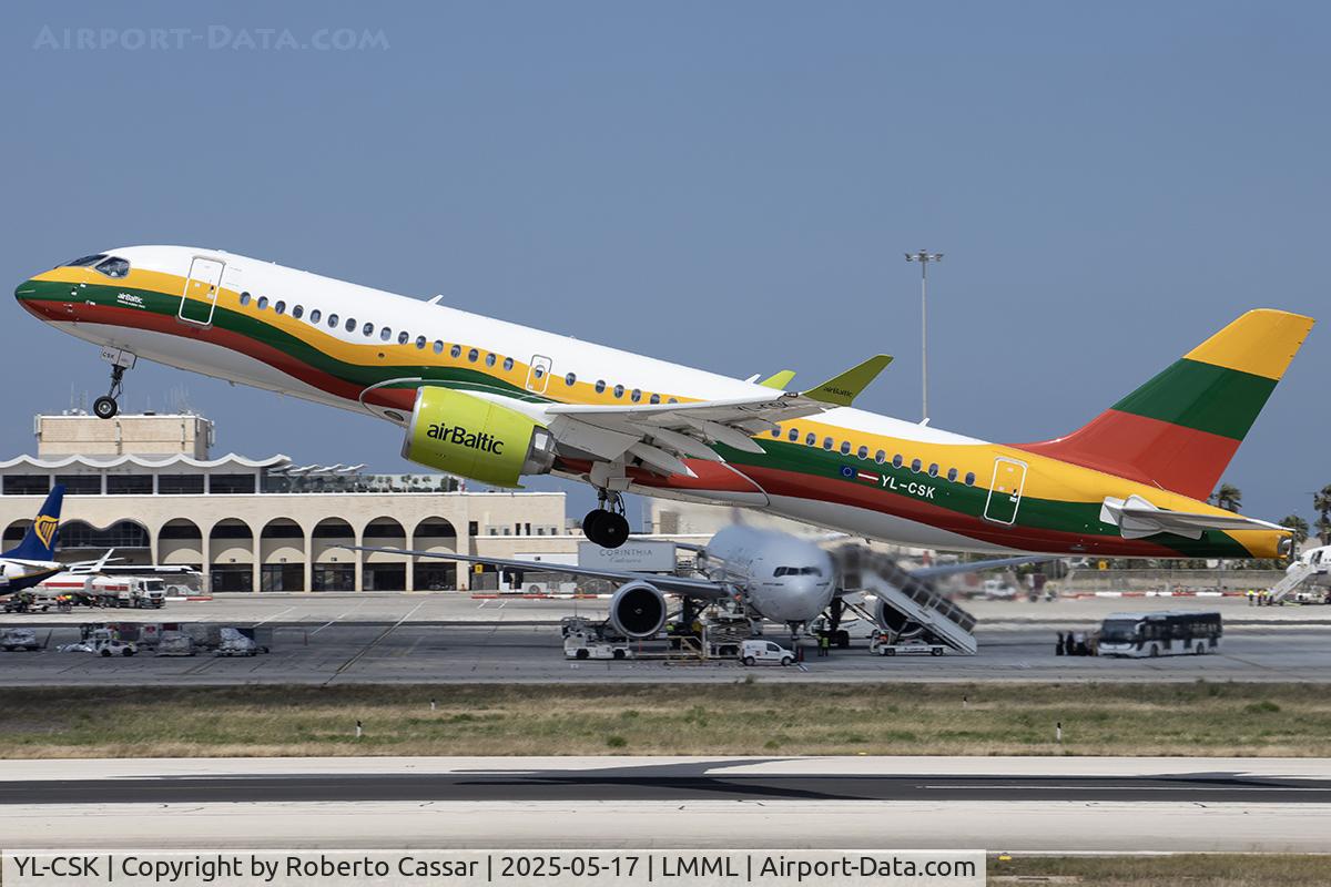 YL-CSK, 2018 Airbus A220-300 C/N 55039, Runway 31