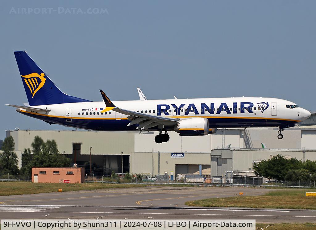9H-VVO, 2023 Boeing 737-8-200 MAX C/N 67101, Landing rwy 14R