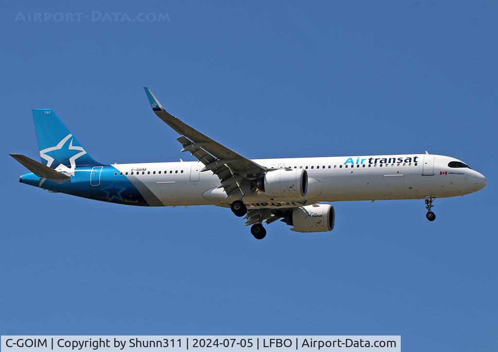 C-GOIM, 2020 Airbus A321-271NX C/N 10042, Landing rwy 32L