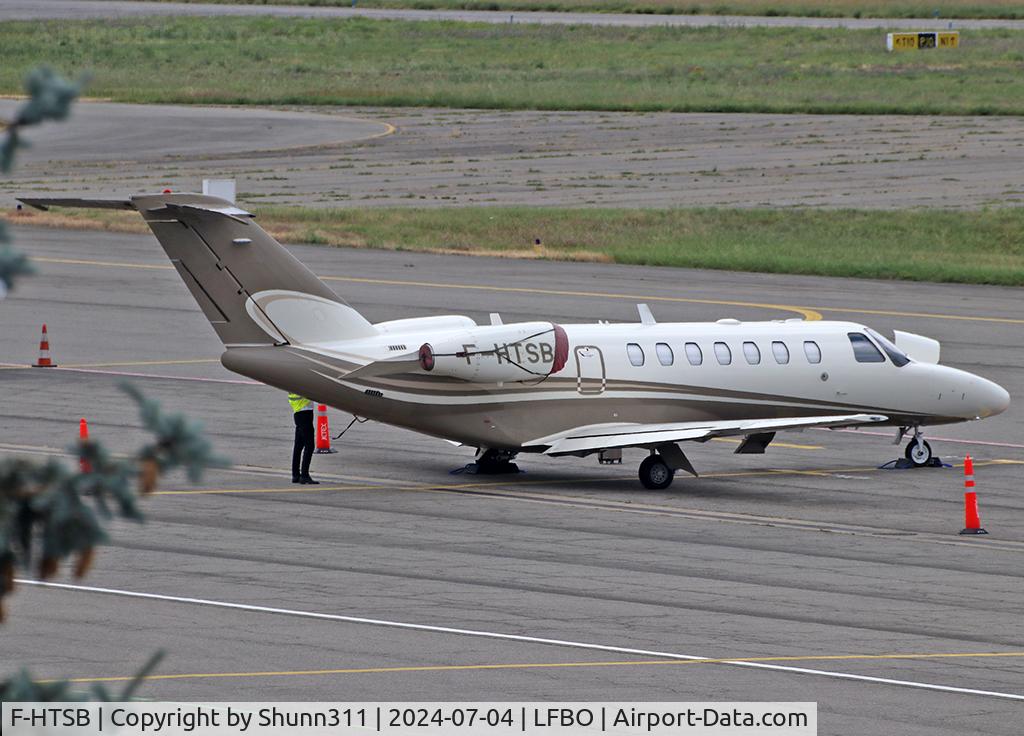 F-HTSB, 2008 Cessna 525B CitationJet CJ3 C/N 525B-0230, Parked at the General Aviation area...