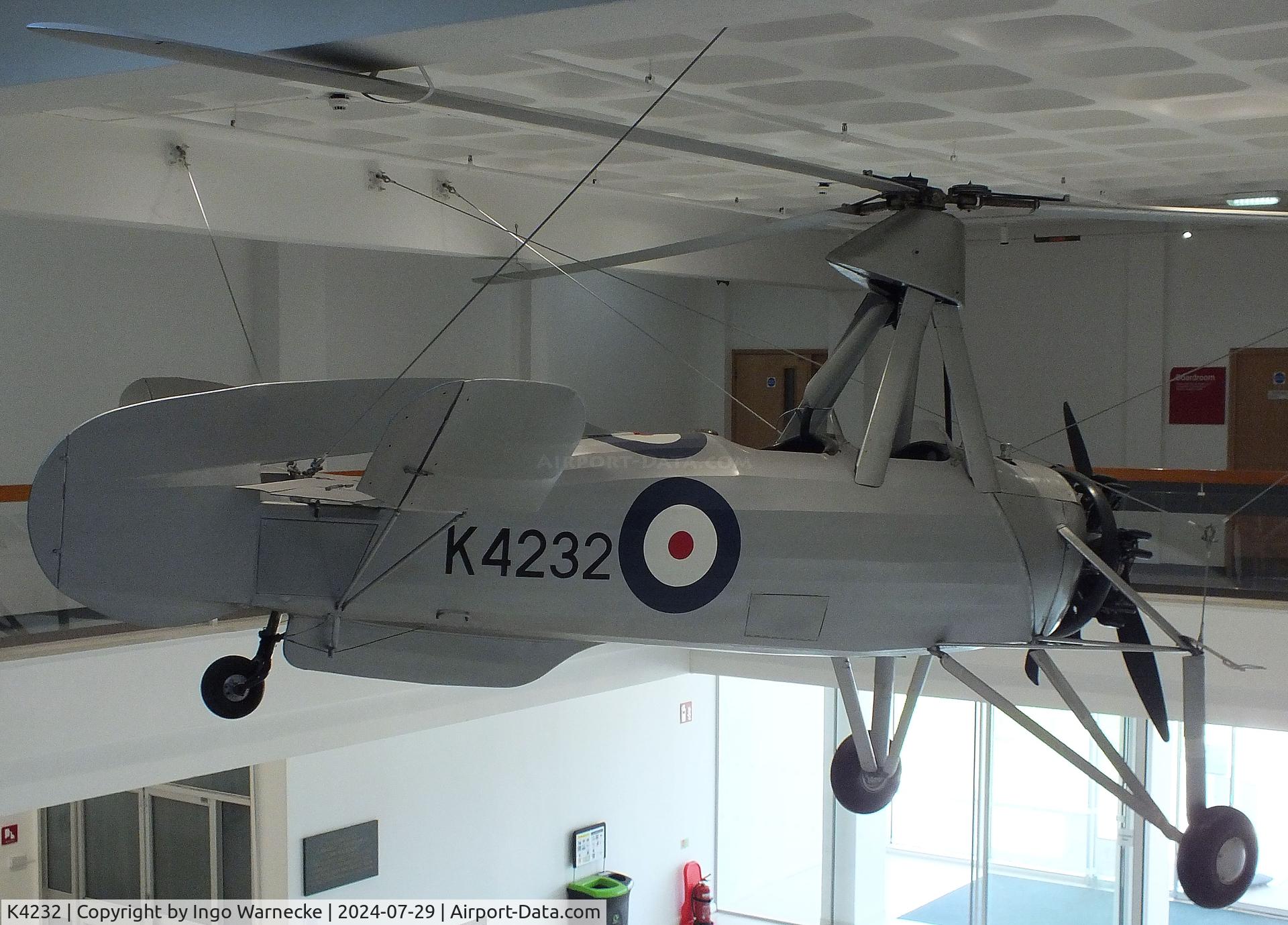 K4232, Avro 671 Rota I (Cierva C-30A) C/N R3/CA/40, Avro 671 (Cierva C-30A) Rota I at the RAF Museum Hendon
