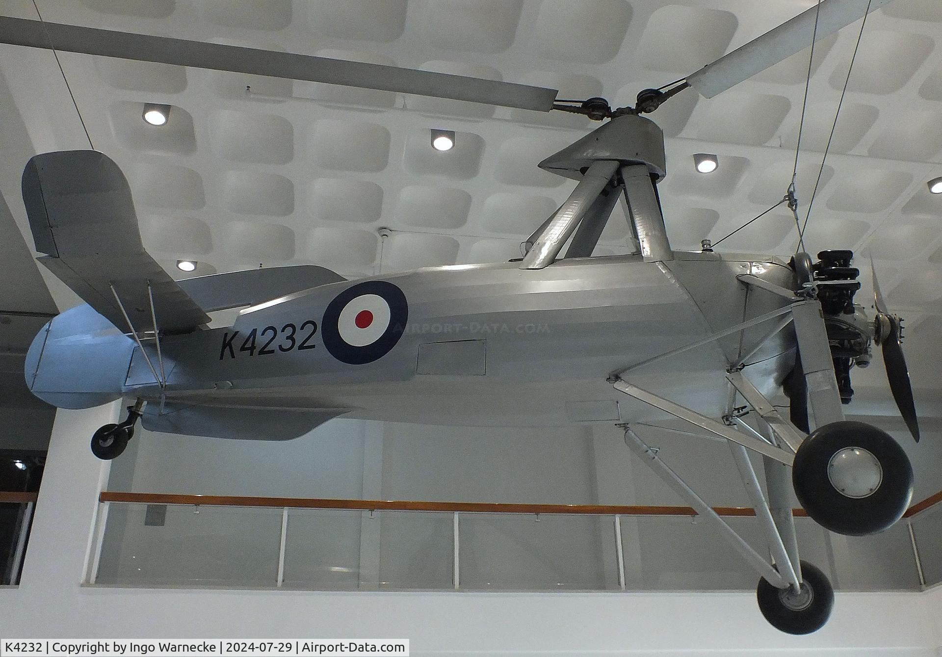 K4232, Avro 671 Rota I (Cierva C-30A) C/N R3/CA/40, Avro 671 (Cierva C-30A) Rota I at the RAF Museum Hendon