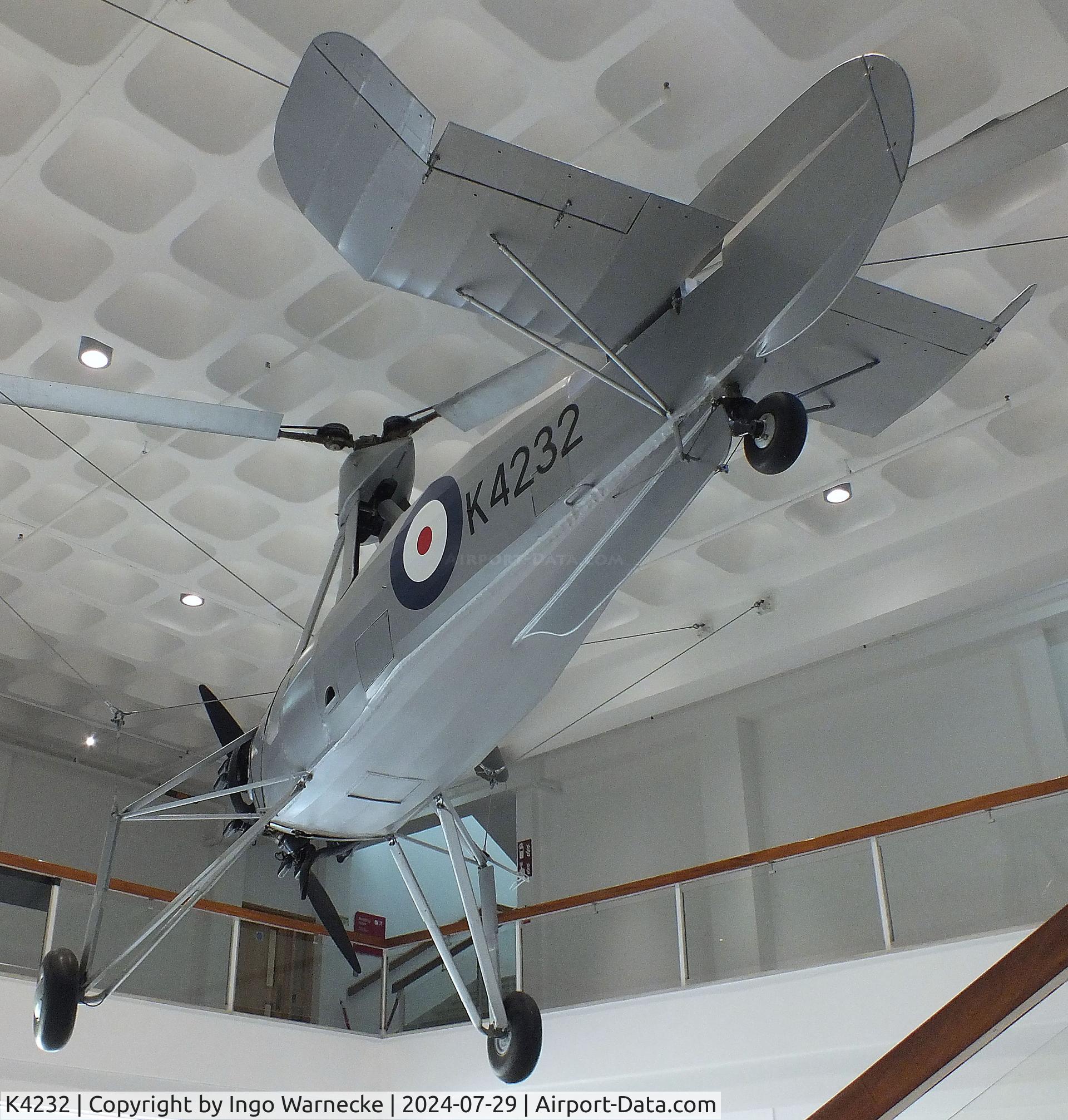 K4232, Avro 671 Rota I (Cierva C-30A) C/N R3/CA/40, Avro 671 (Cierva C-30A) Rota I at the RAF Museum Hendon