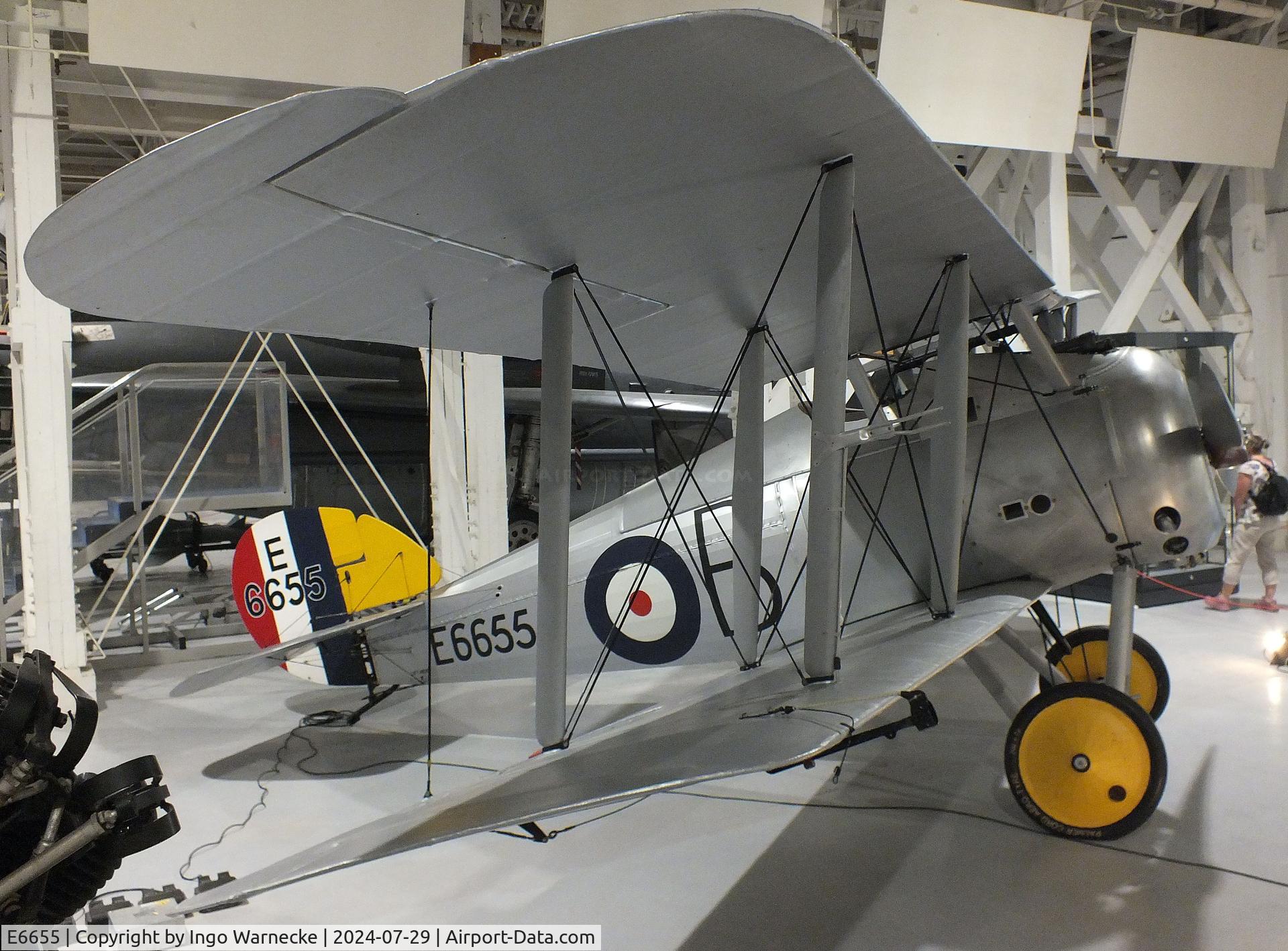 E6655, Sopwith Snipe 7F.1 Replica C/N Not found E6655, Sopwith Snipe 7F.1 replica at the RAF Museum Hendon