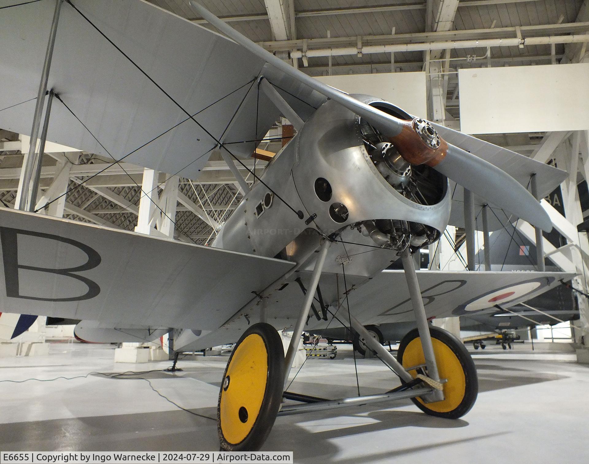 E6655, Sopwith Snipe 7F.1 Replica C/N Not found E6655, Sopwith Snipe 7F.1 replica at the RAF Museum Hendon